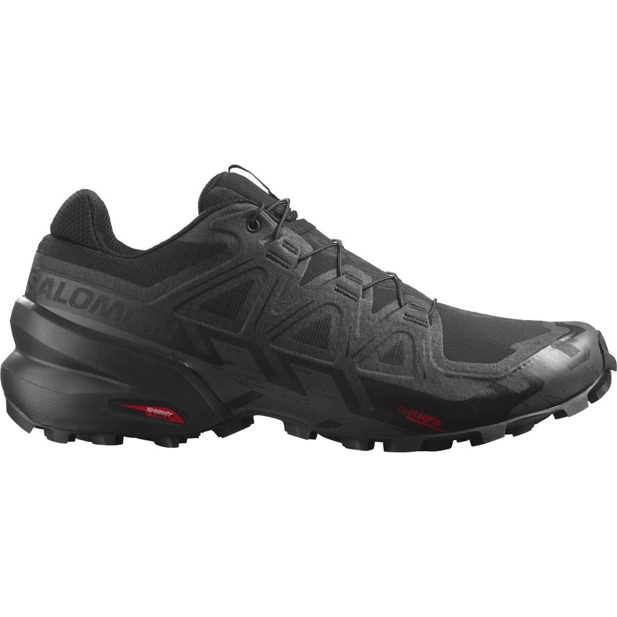 Salomon Speedcross 6 Wide Trail Shoes - Black/black/phantom
