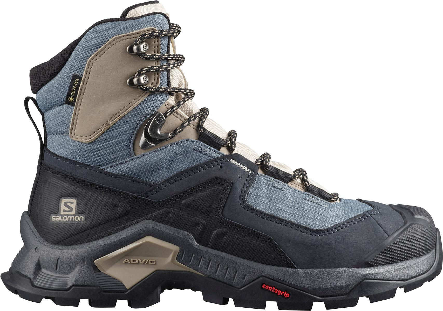 Salomon Womens Quest Element Gore-tex Hiking Boots - Ebony/rainy Day/stormy Weather