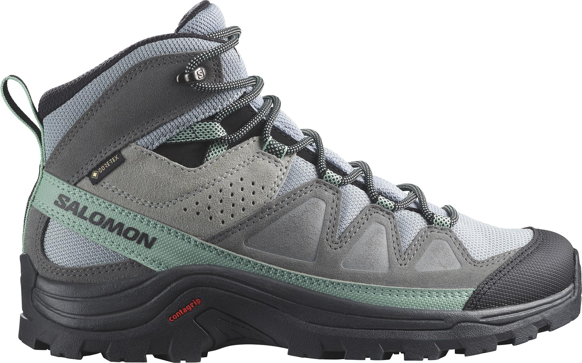 Salomon Womens Quest Rove Gore-tex Hiking Boots - Quarry/quiet Shade