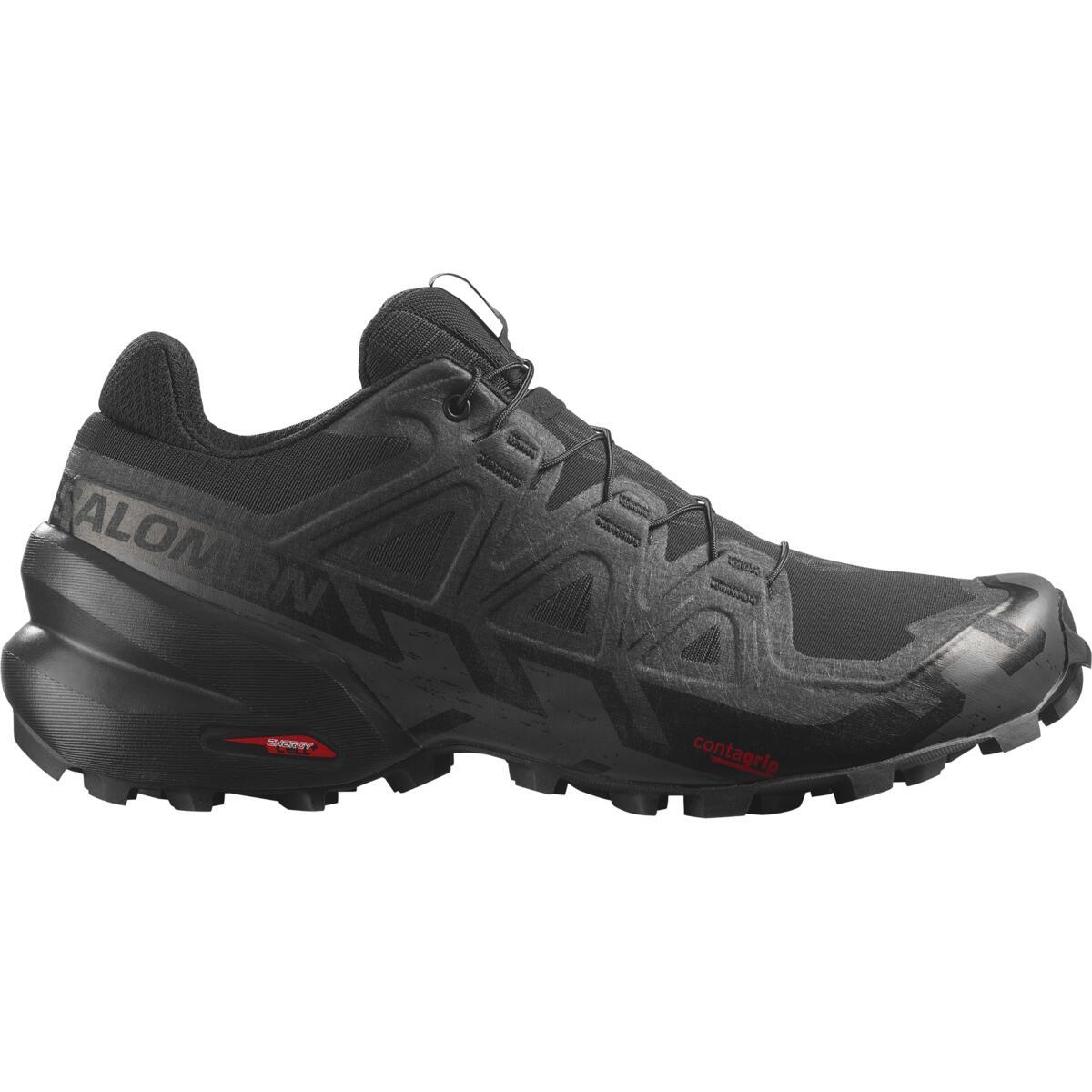 Salomon Womens Speedcross 6 Trail Shoes - Black/black/phantom