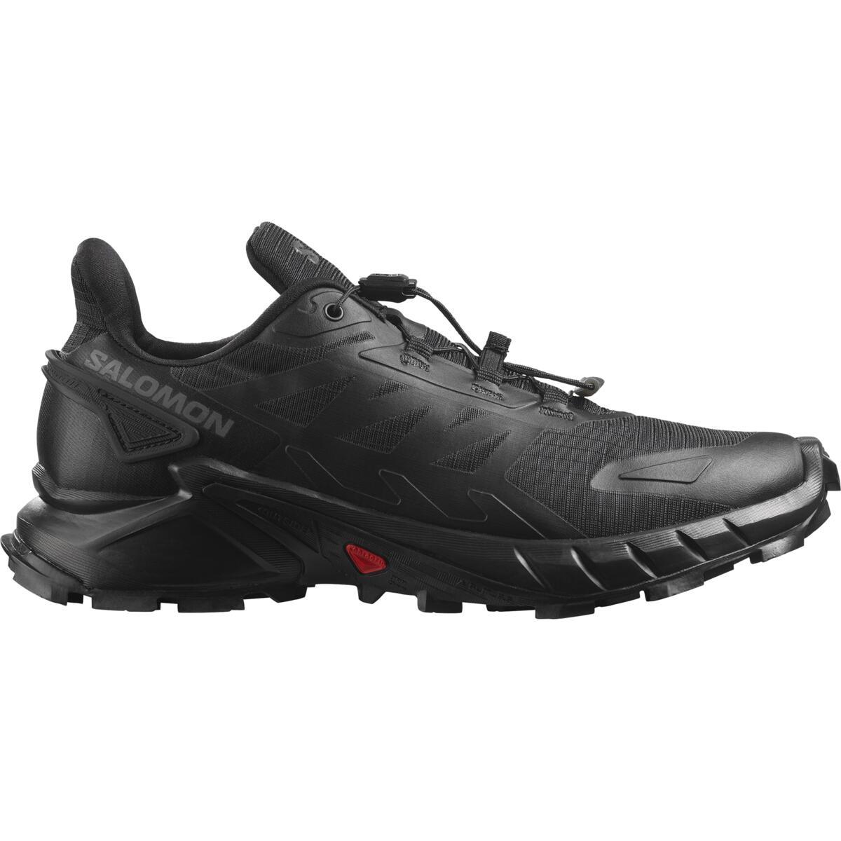 Salomon Womens Supercross 4 Trail Running Shoes - Black/black/black