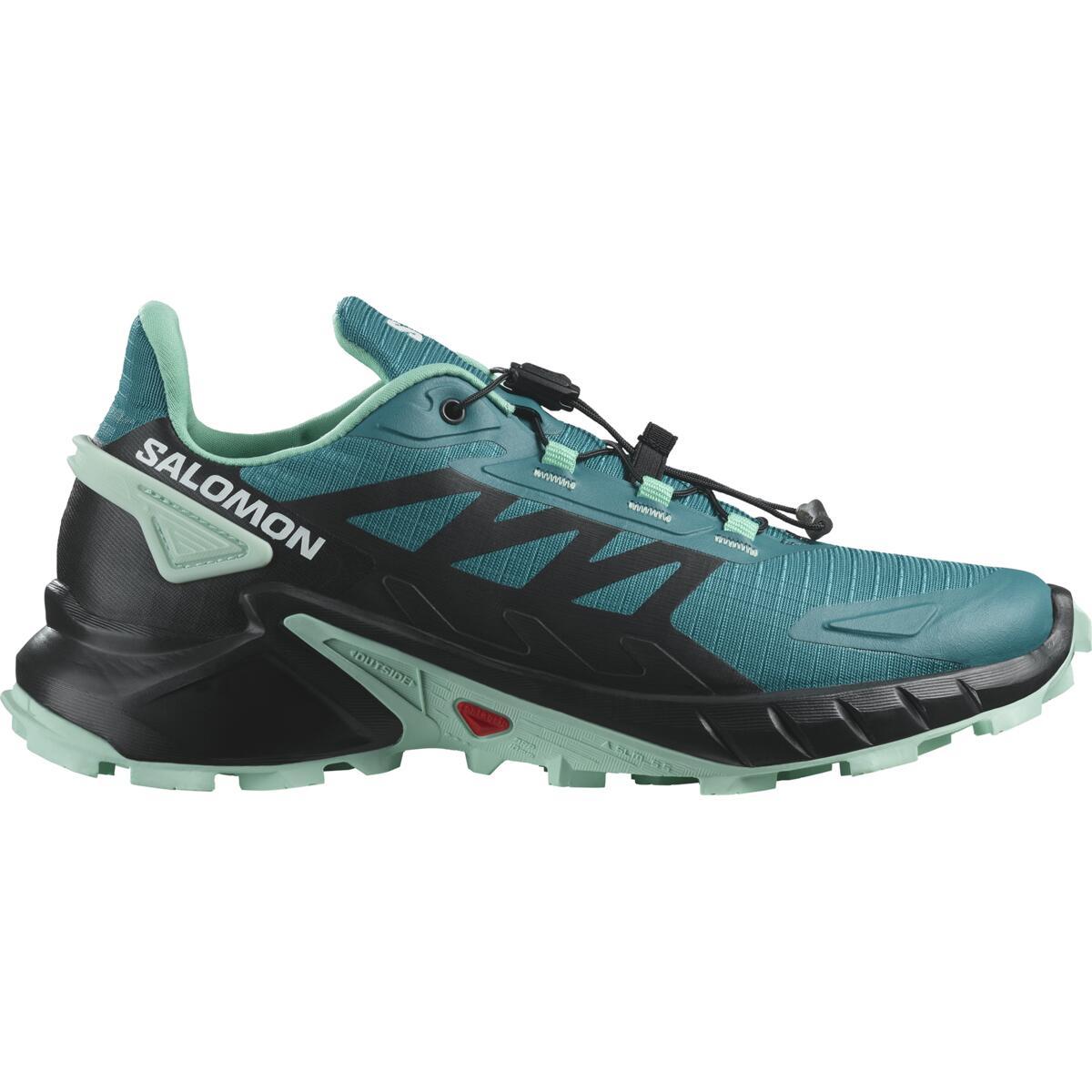 Salomon Womens Supercross 4 Trail Shoes - Harbor Blue/black/y