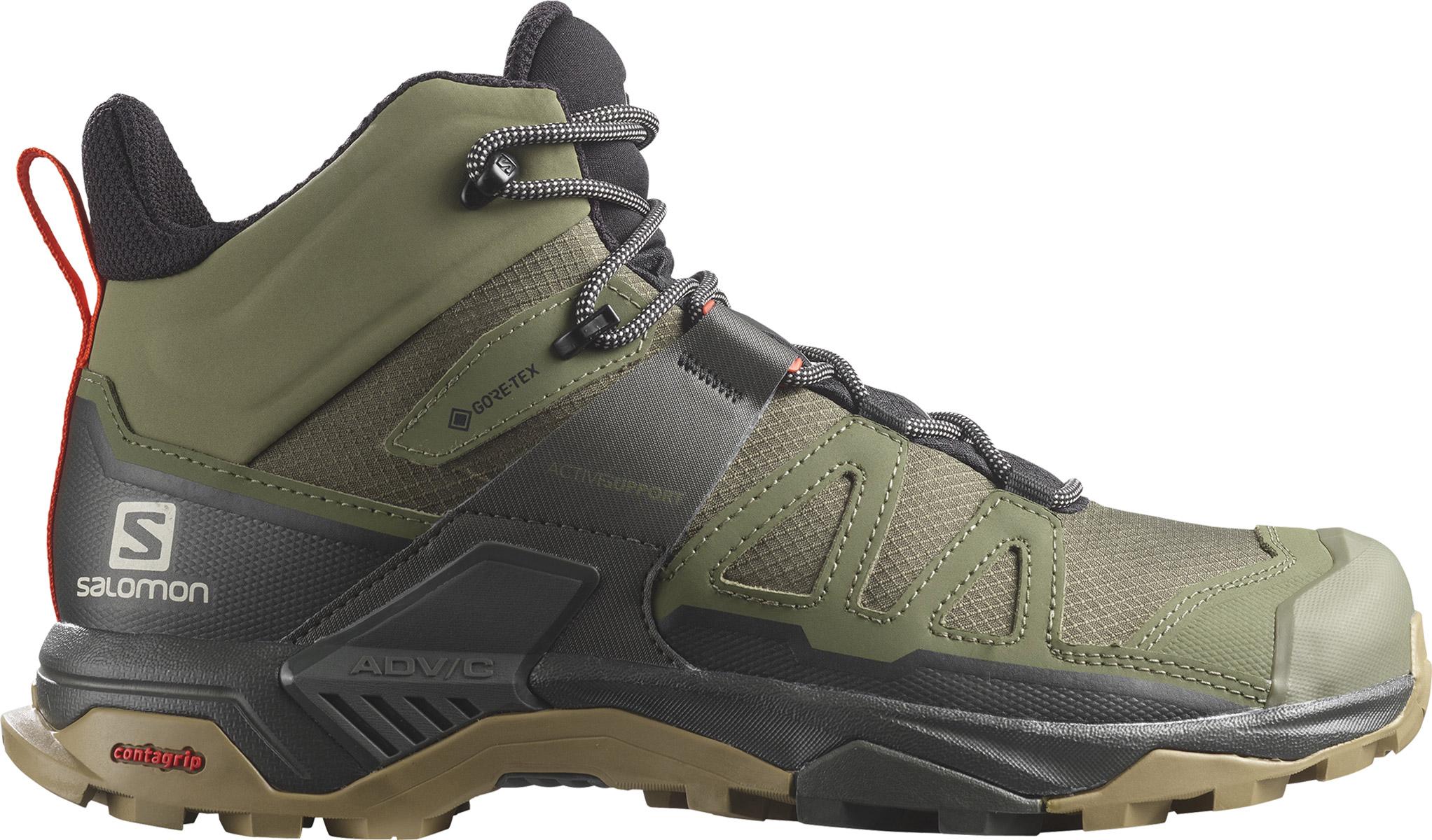 Salomon X Ultra 4 Mid Gore-tex Shoes - Deep Lichen Green/peat/kelp