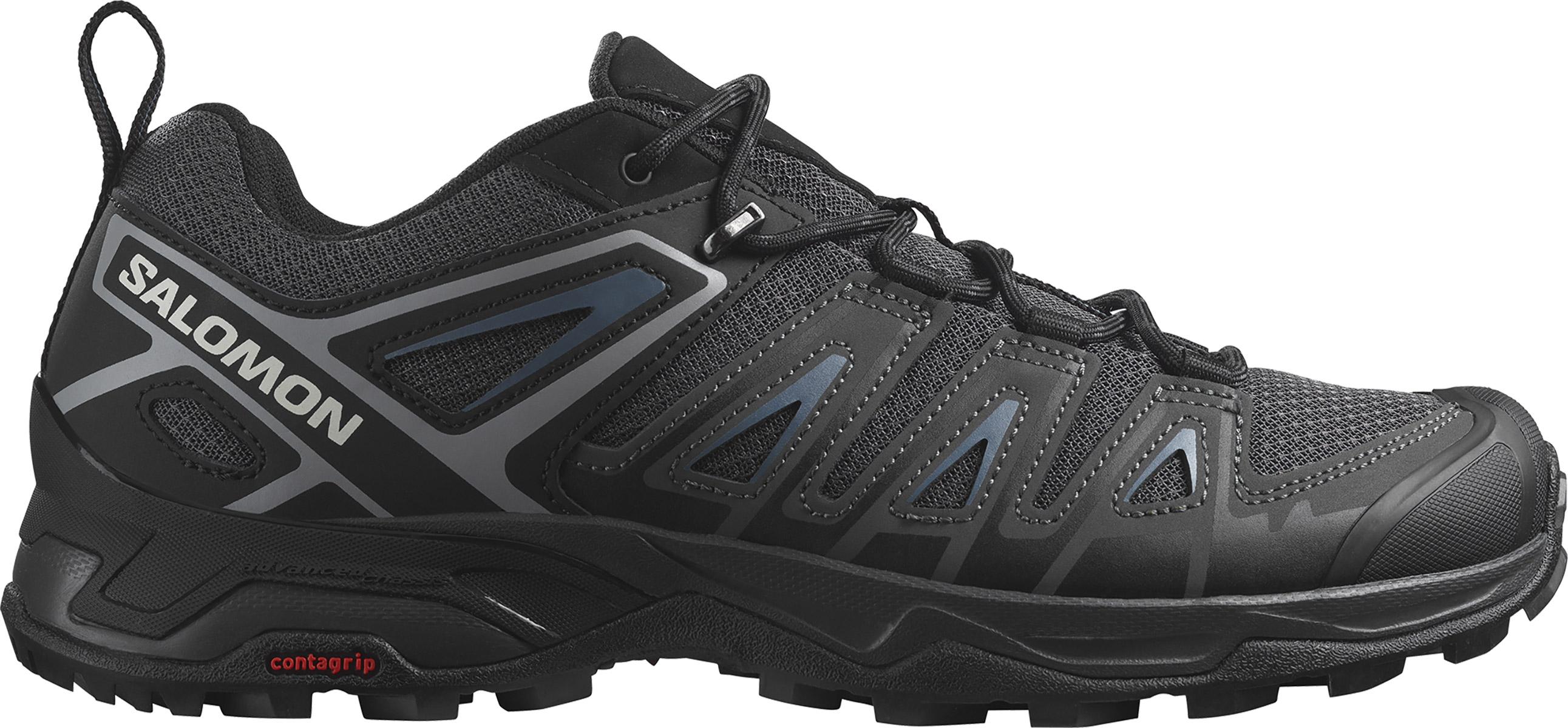 Salomon X Ultra Pioneer Aero Hiking Shoes - Black/ebony/blue