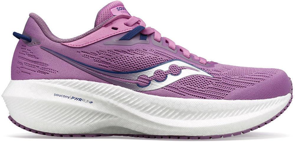Saucony Womens Triumph 21 Running Shoes - Grape/indigo