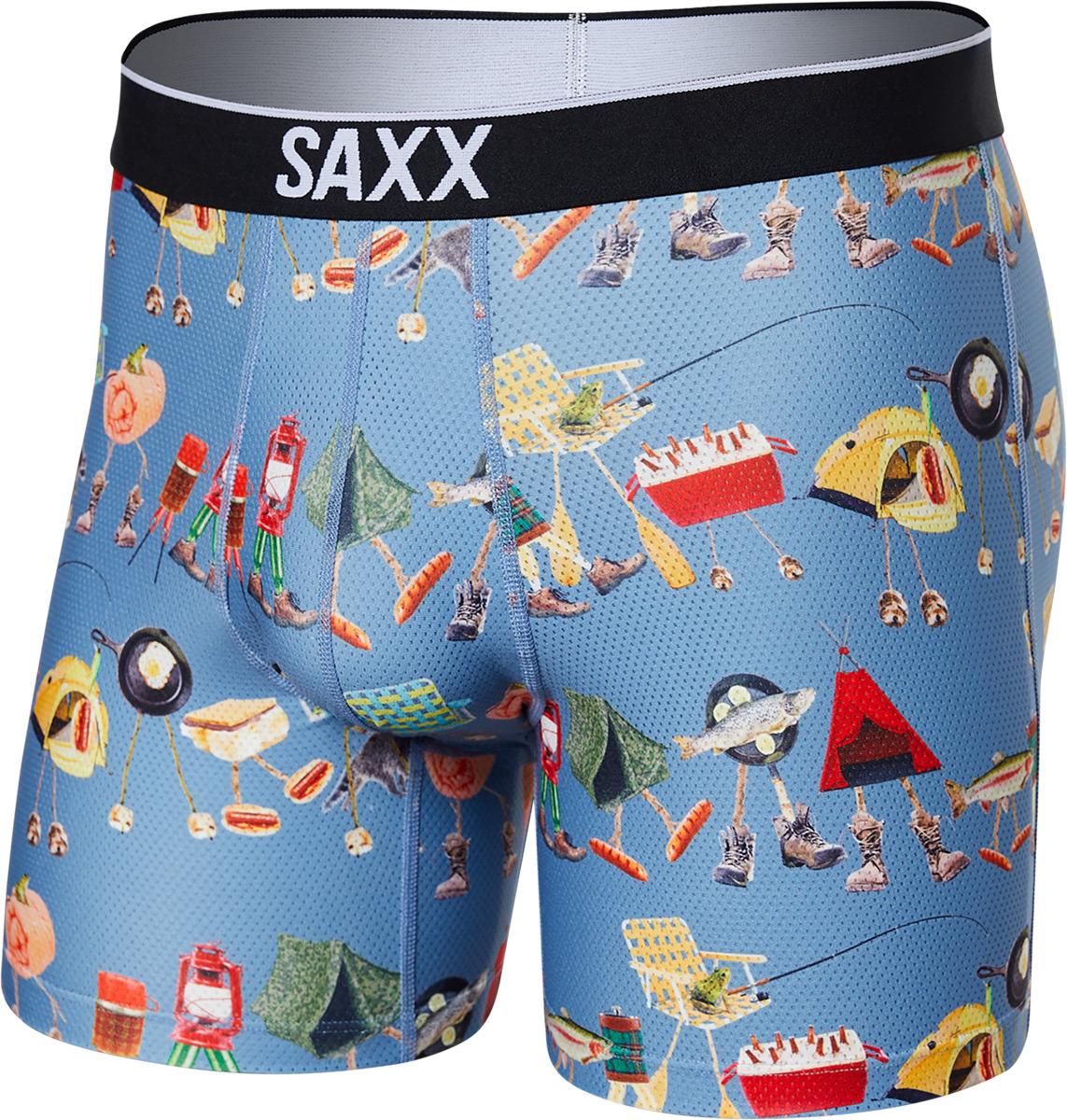Saxx Volt Boxer Brief - Take A Hike- Blu