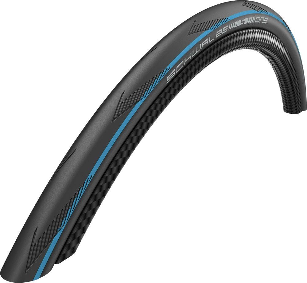 Schwalbe One Performance Raceguard Folding Tyre - Black/blue