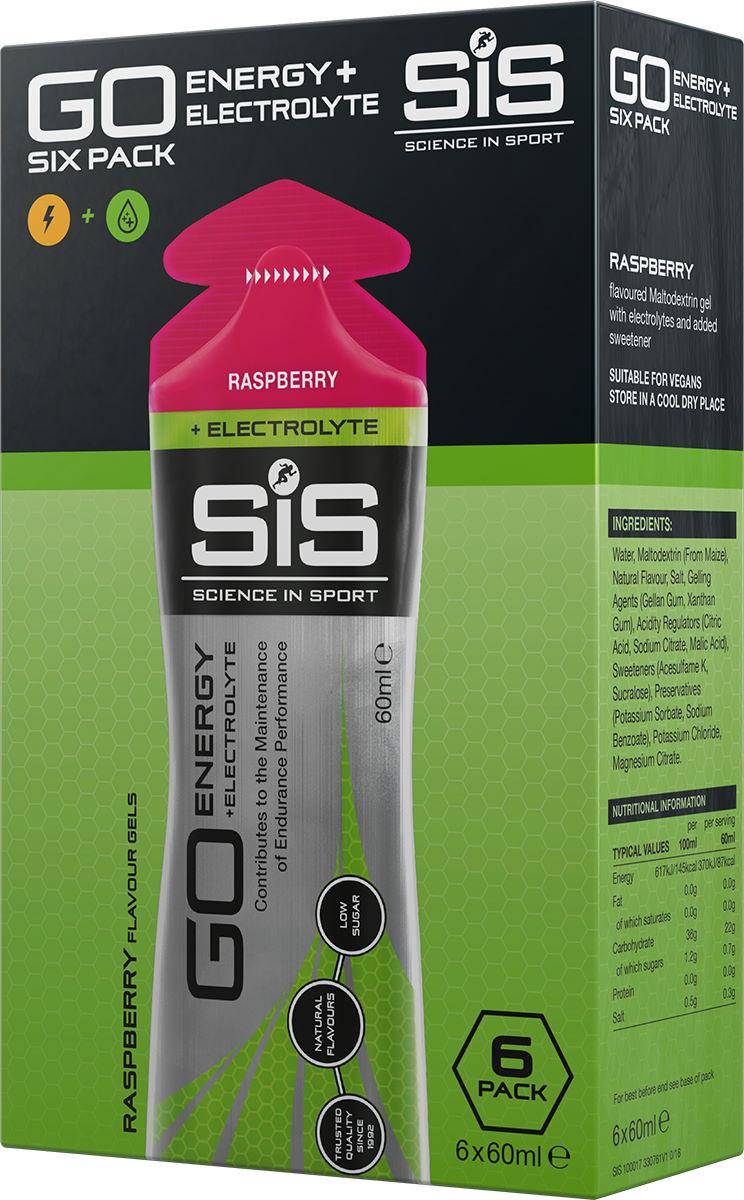 Science In Sport Go Isotonic Energy Electrolyte Gels (6 X 60ml)
