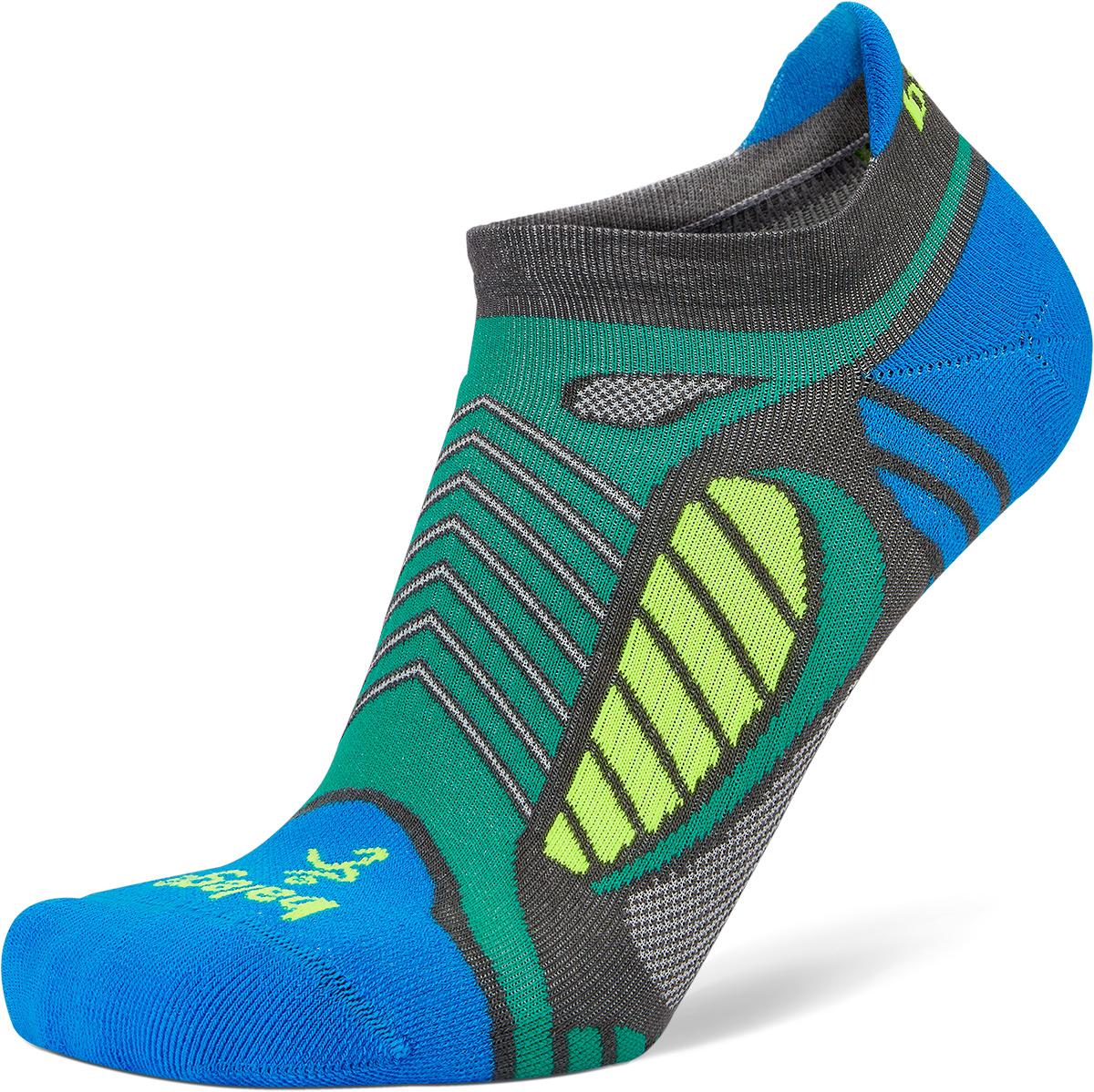 Balega Ultra Lite 22 Socks - Light Grey/bright Turquoise