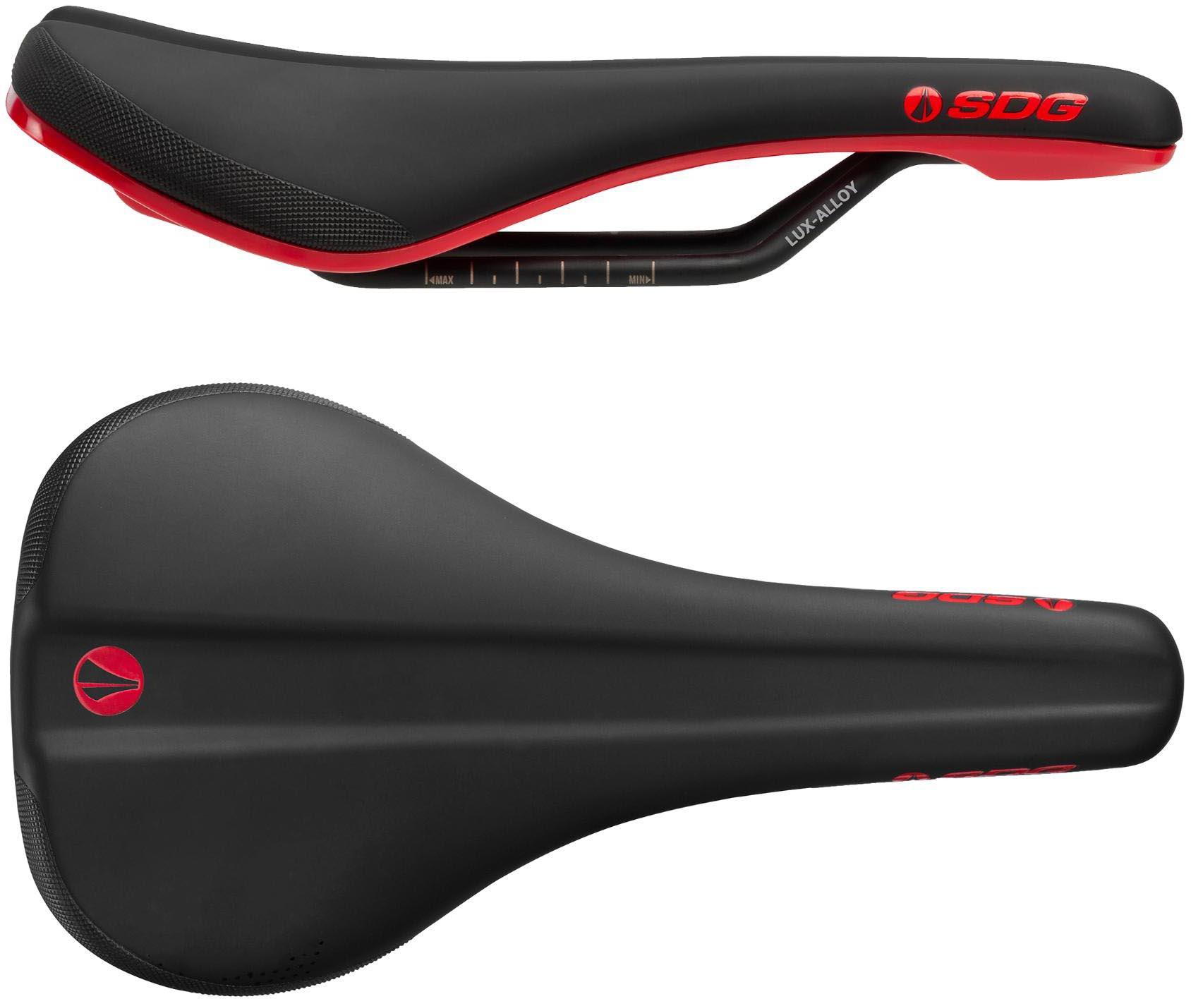 Sdg Bel Air 3.0 Lux-alloy Bike Saddle - Black/red