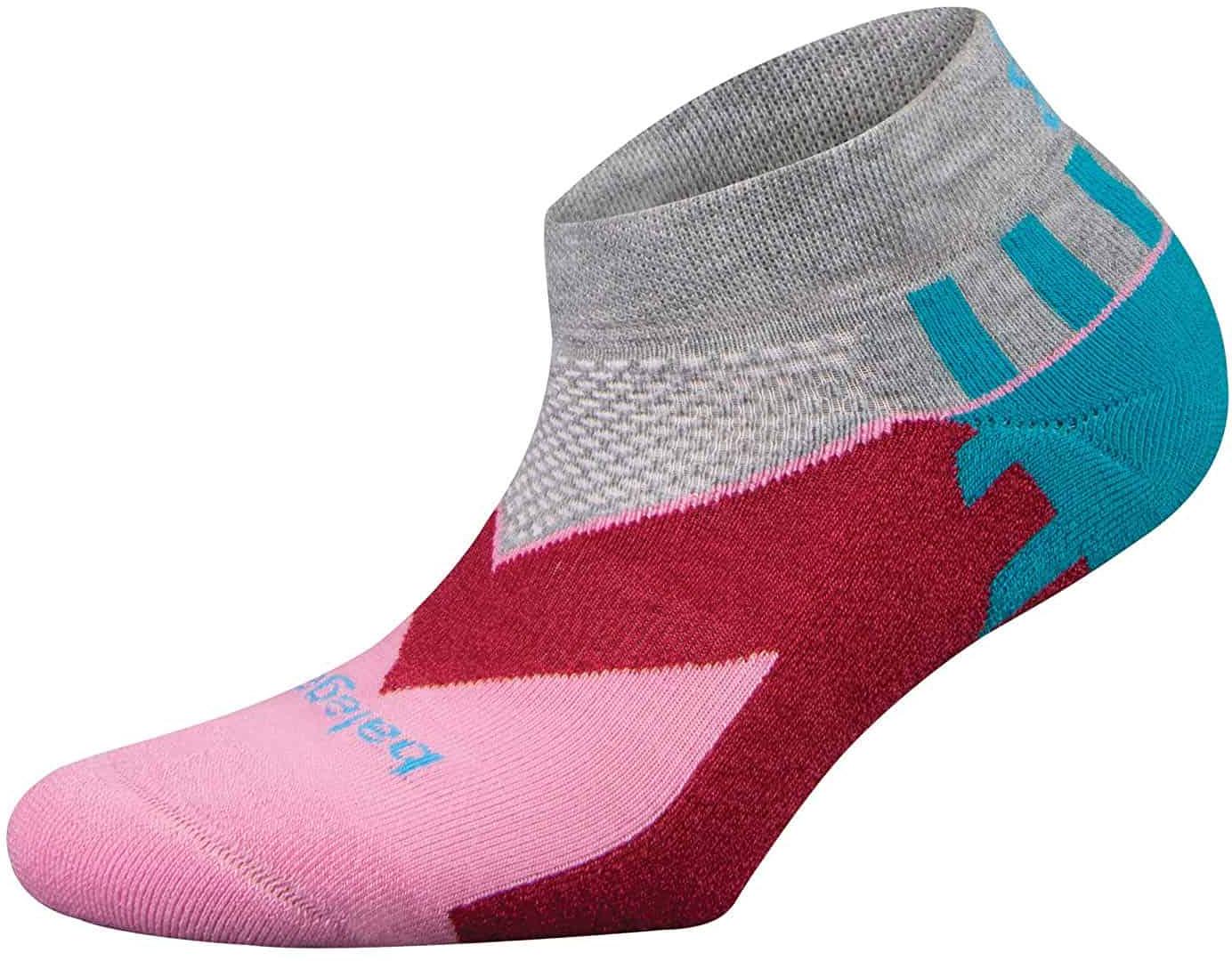 Balega Womens Enduro Low Cut Sock - Mid Grey/pink