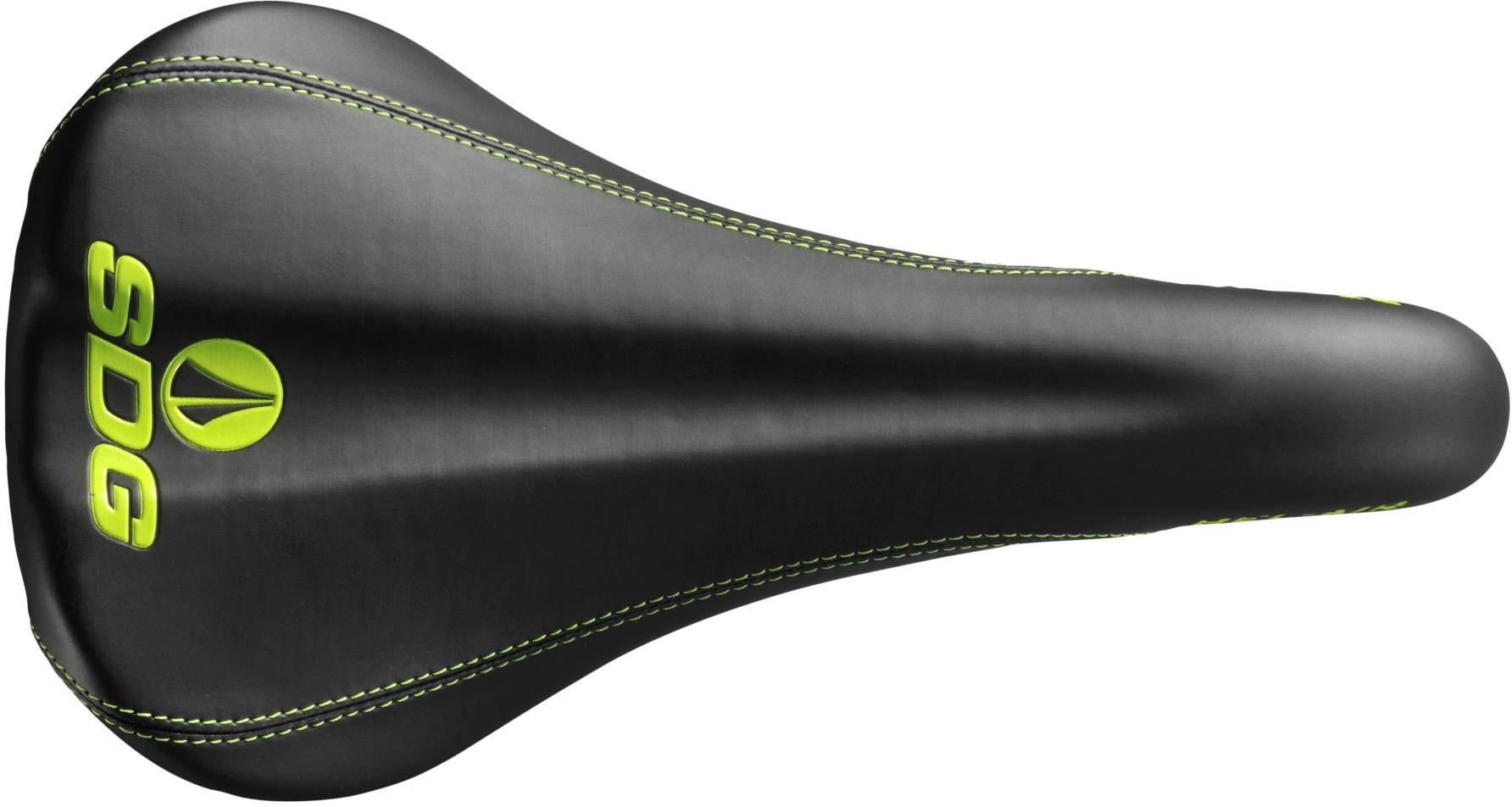 Sdg Bel Air Saddle With Steel Rails - Black/green