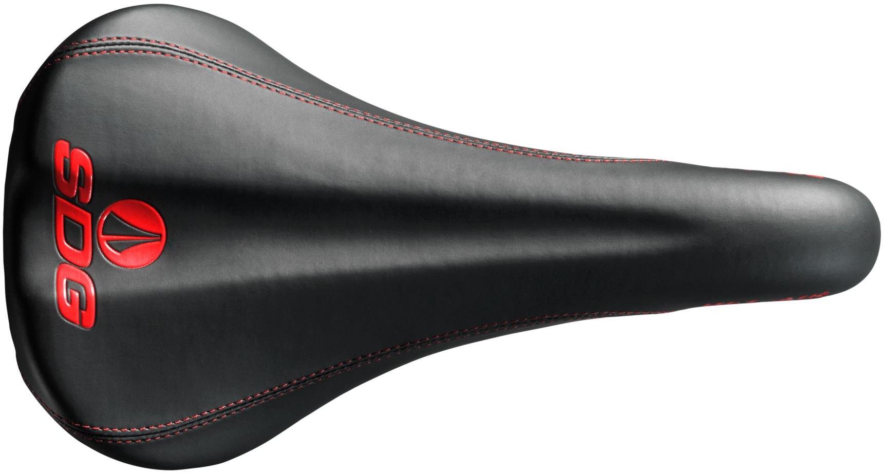 Sdg Bel Air Saddle With Steel Rails - Black/red