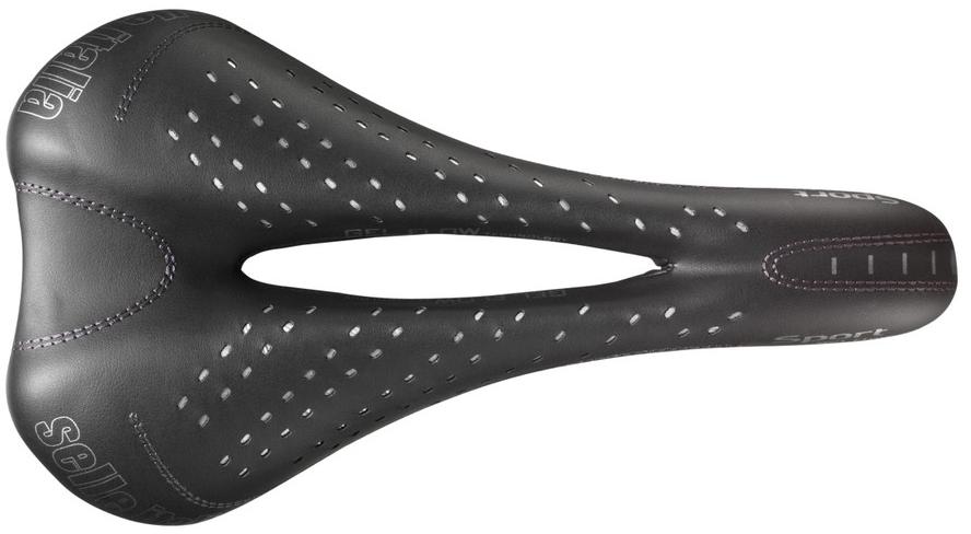 Selle Italia Sport Gel Flow Open-fit Bike Saddle - Black