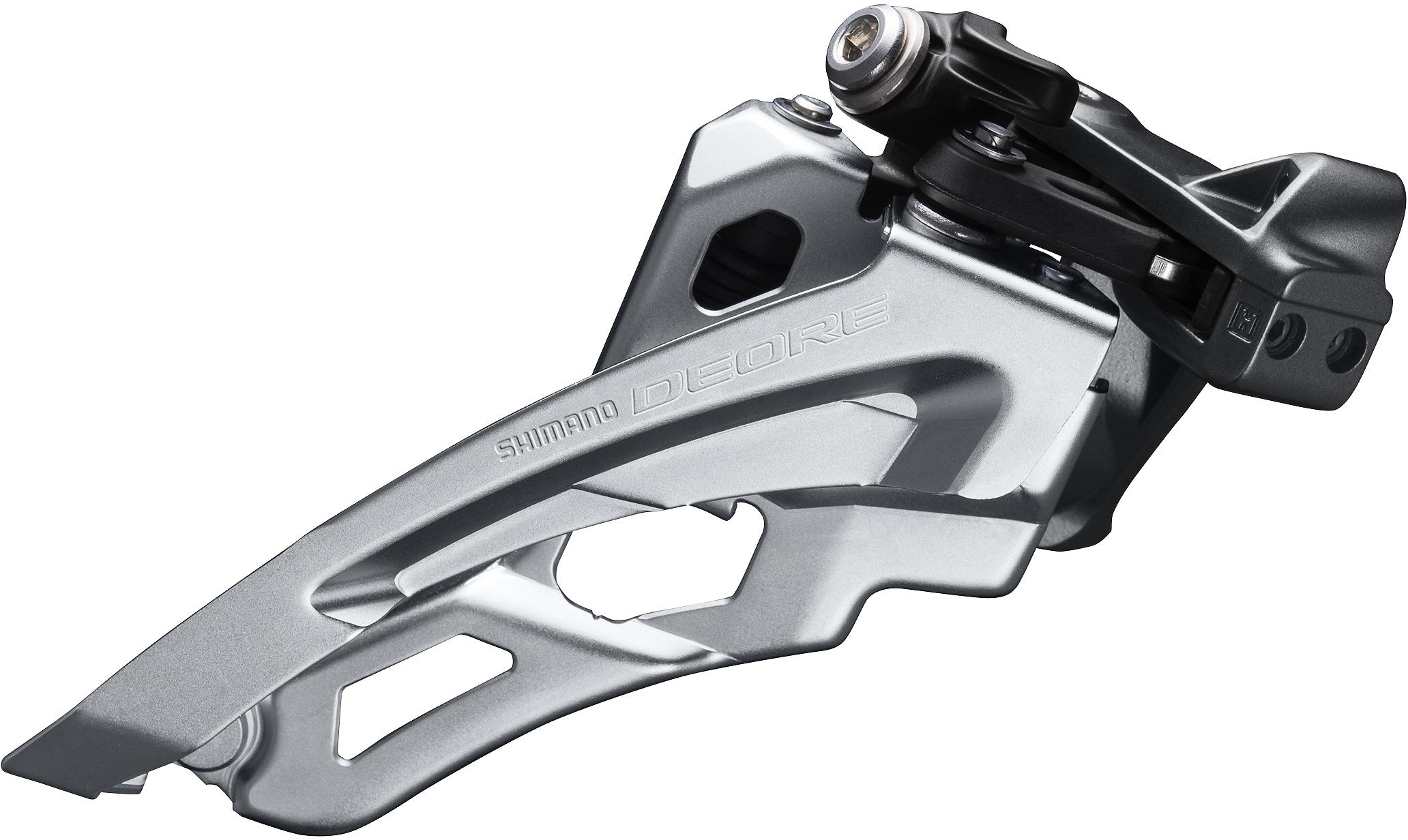 Shimano Deore M6000 Low Clamp 3x10 Front Mech - Black