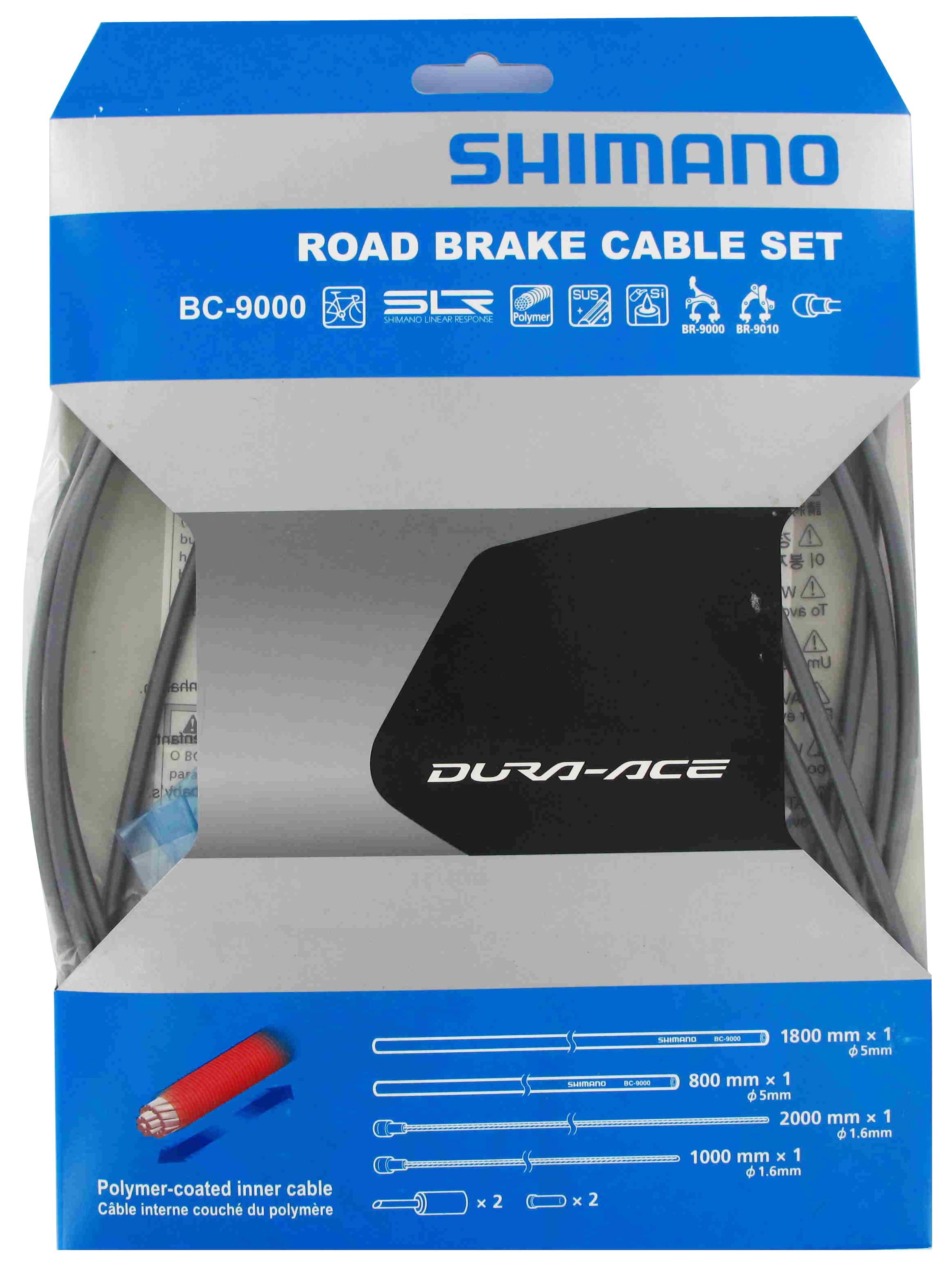 Shimano Dura-ace 9000 Road Brake Cable Set - Hi Tech Grey