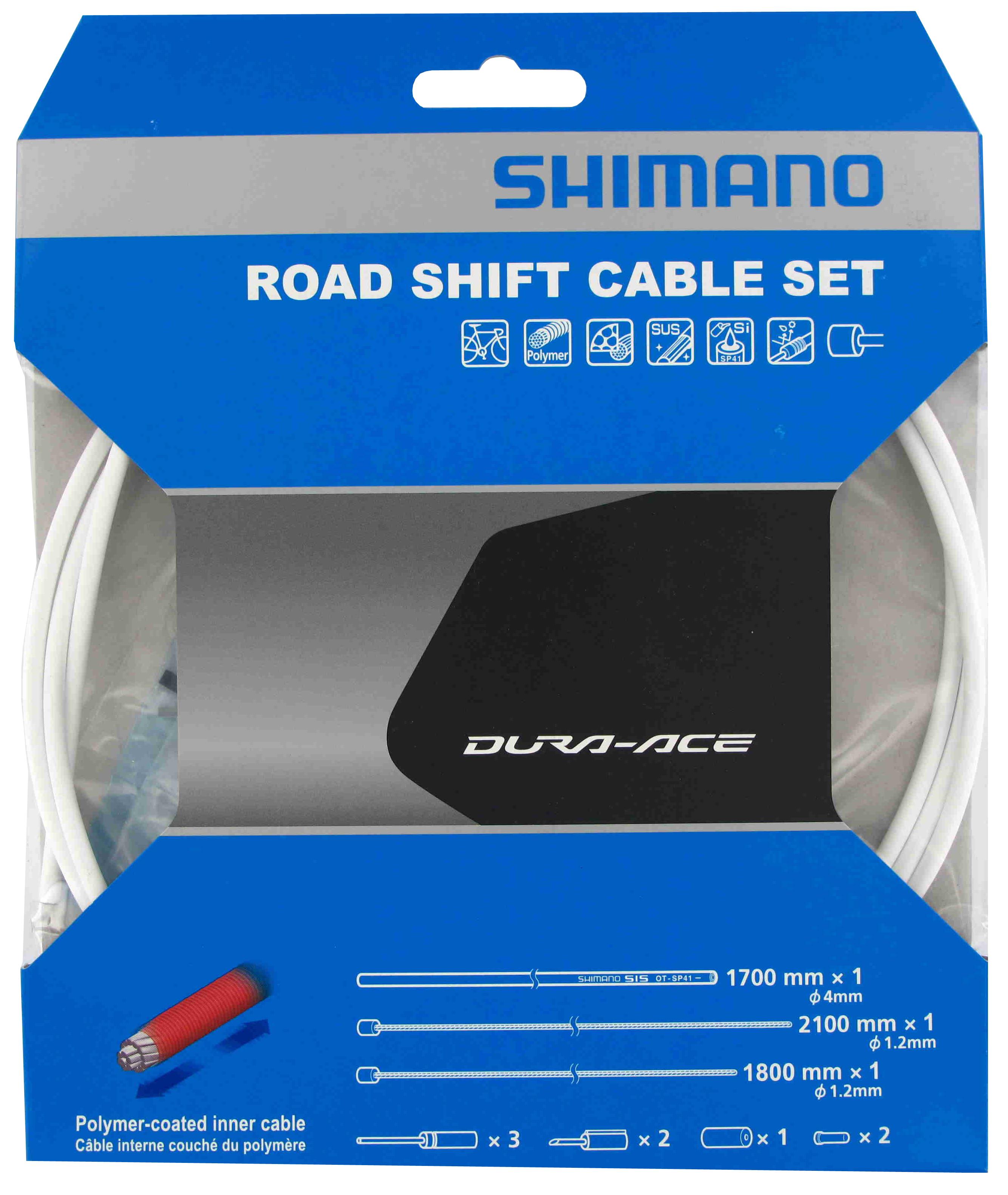 Shimano Dura-ace 9000 Road Gear Cable Set - White