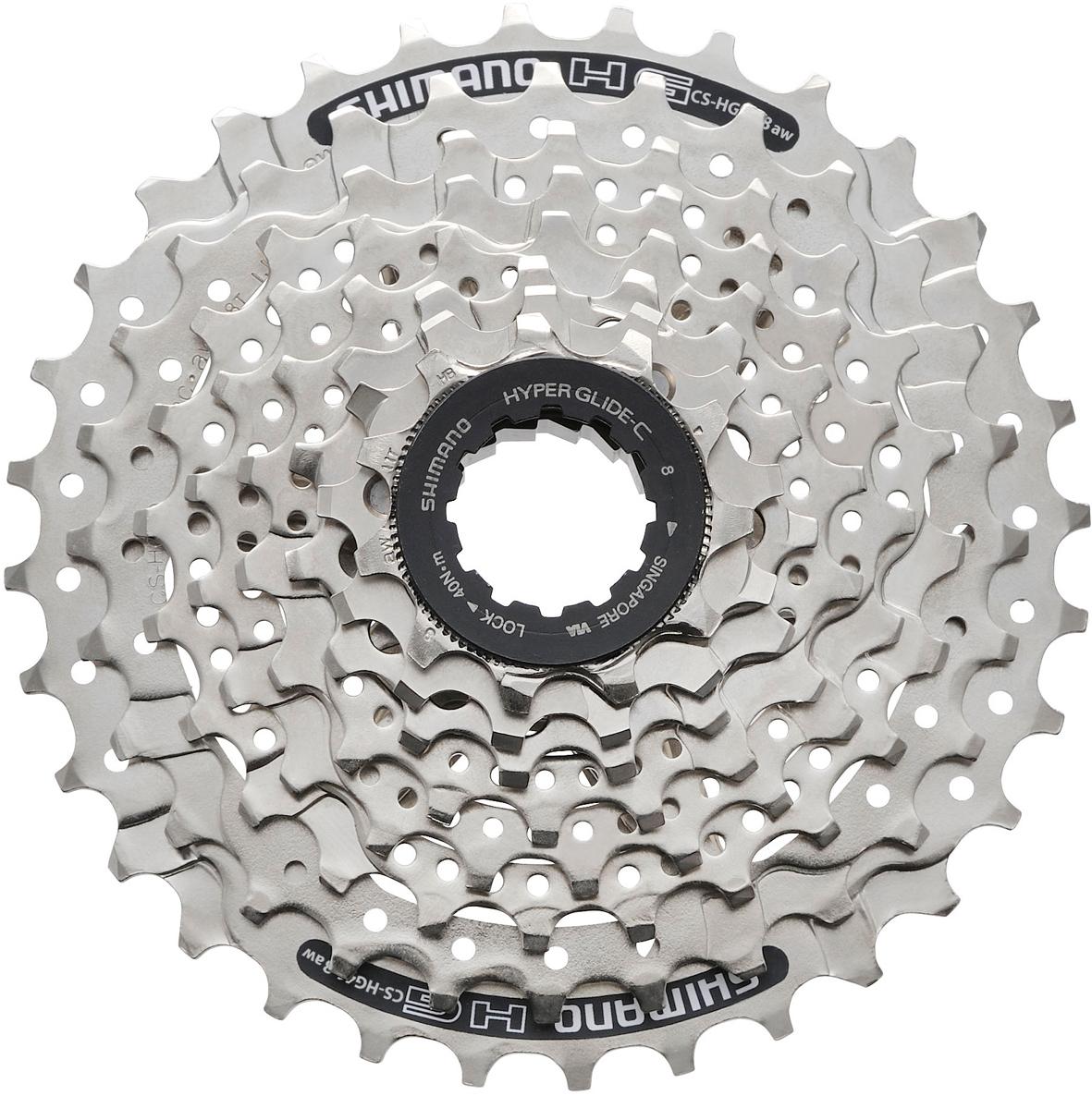 Shimano Hg41 8 Speed Cassette - Silver