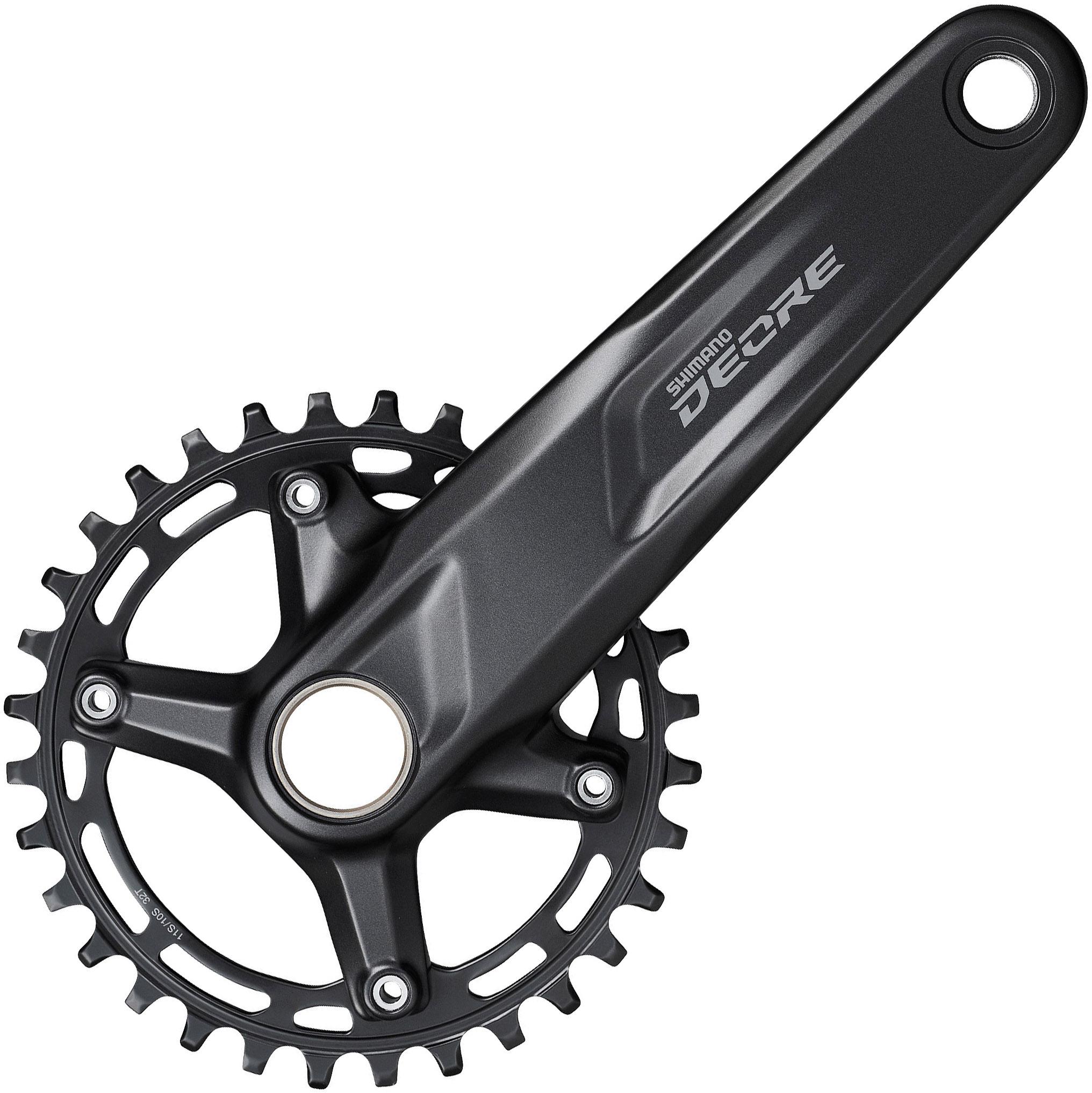 Shimano M5100 Deore 10/11 Speed Single Chainset - Black