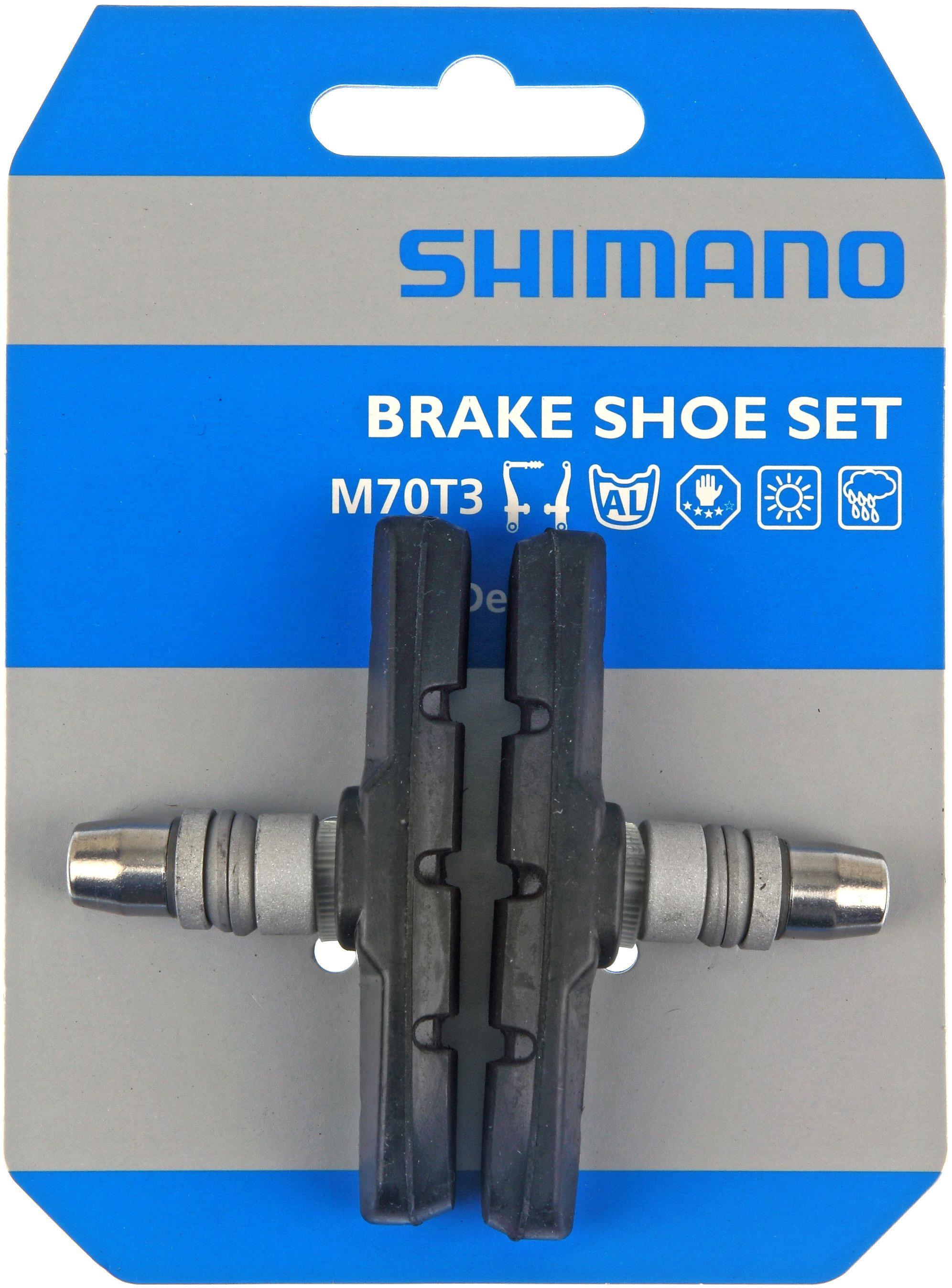 Shimano M-system M600 Pair Of Brake Blocks - Black