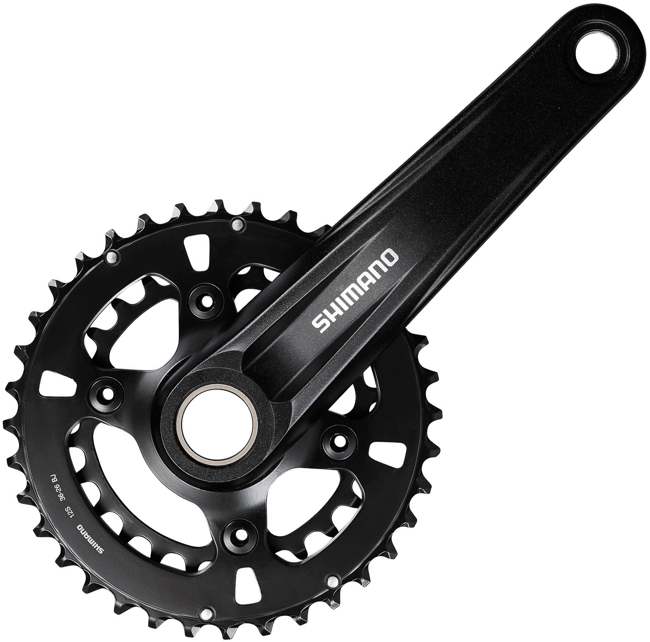 Shimano Mt610 12 Speed Boost Double Chainset - Black