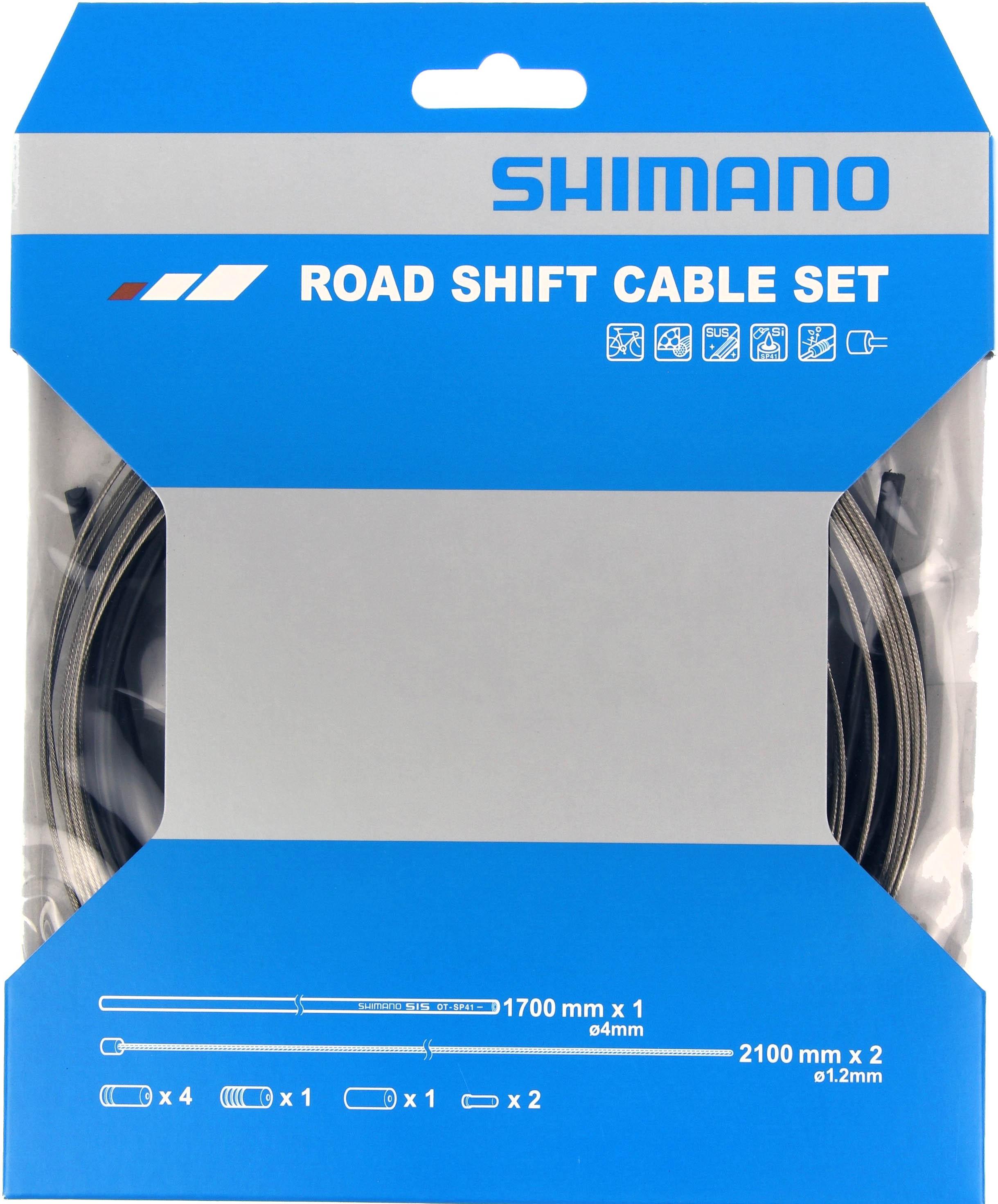 Shimano Stainless Steel Gear Cable Set (road) - Black