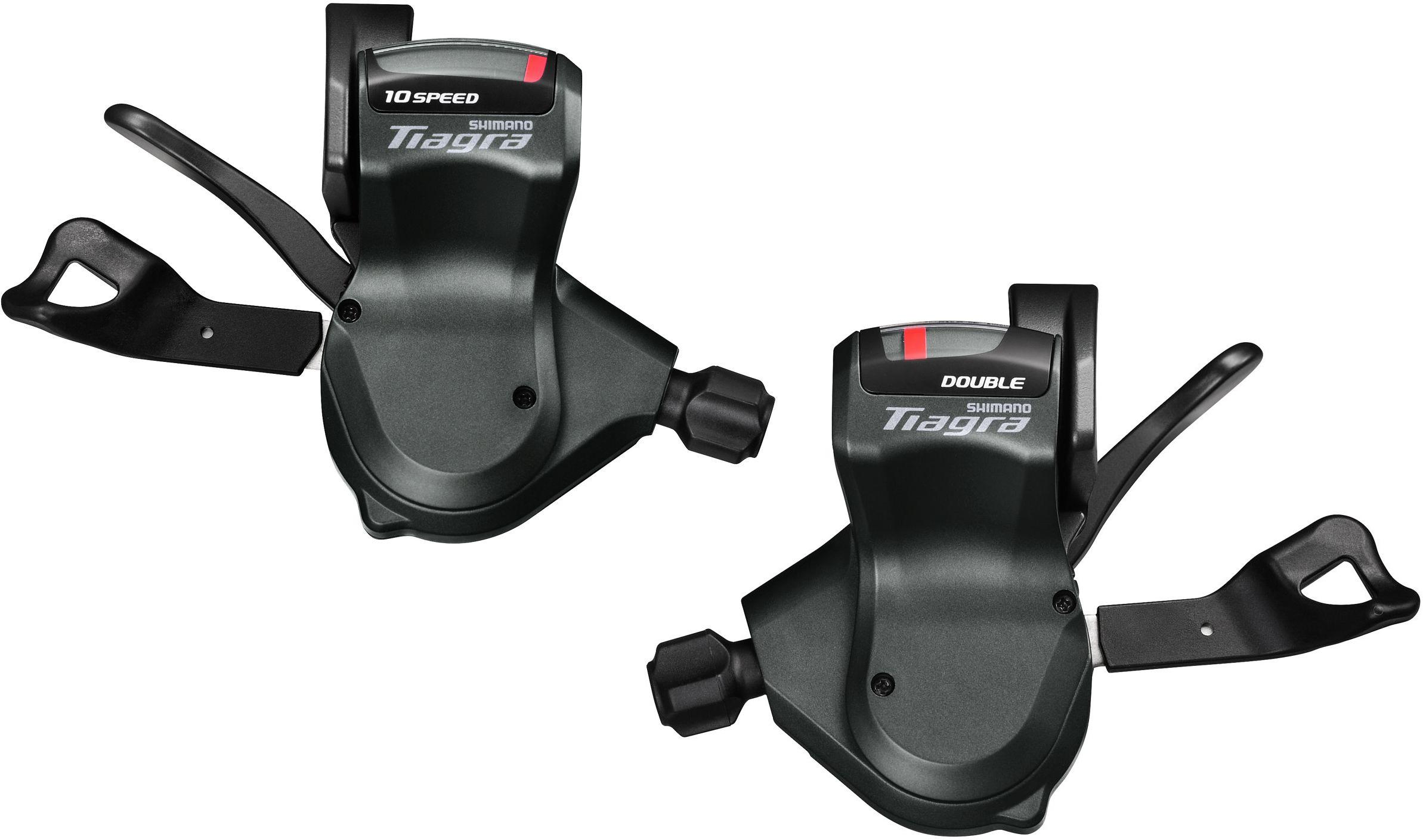 Shimano Tiagra 4700 Flat Bar 12 Speed Shifter Set - Black