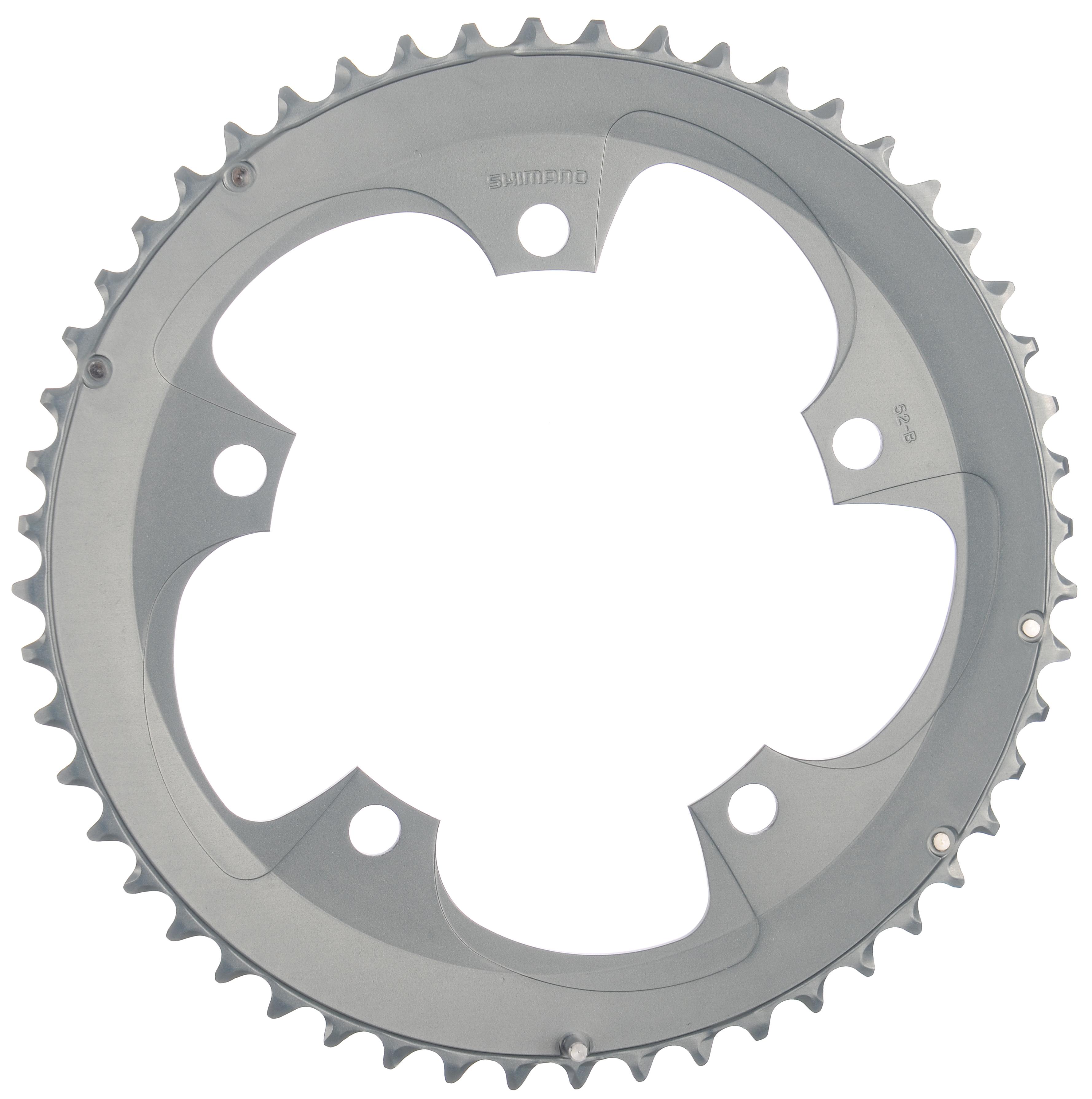 Shimano Tiagra Fc4600 10sp Double Chainrings - Silver