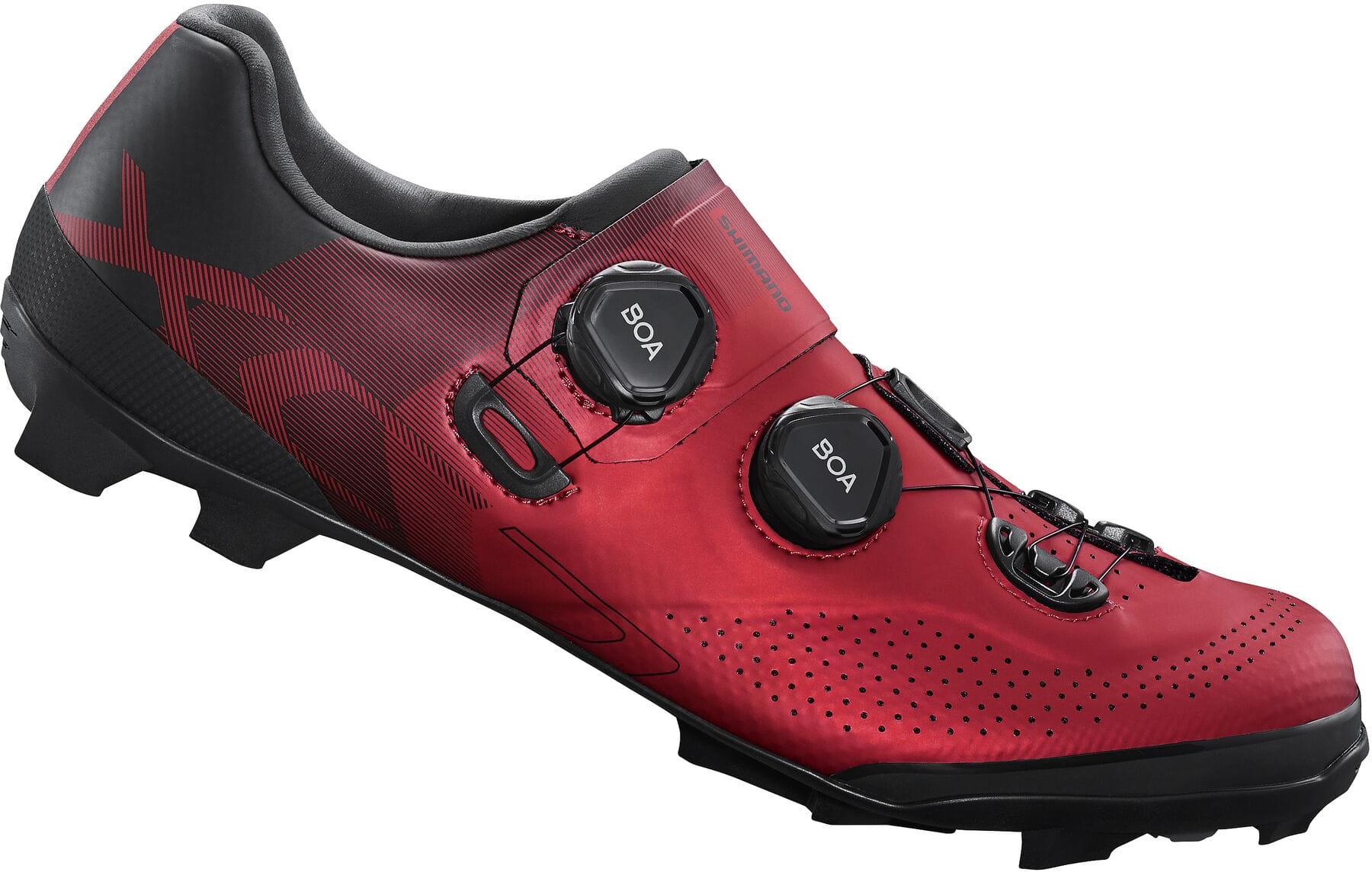 Shimano Xc7 Carbon Mtb Spd Shoes (xc702) - Red