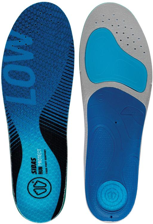 Sidas 3 Feet Low Arch Run Protect Insole - Blue