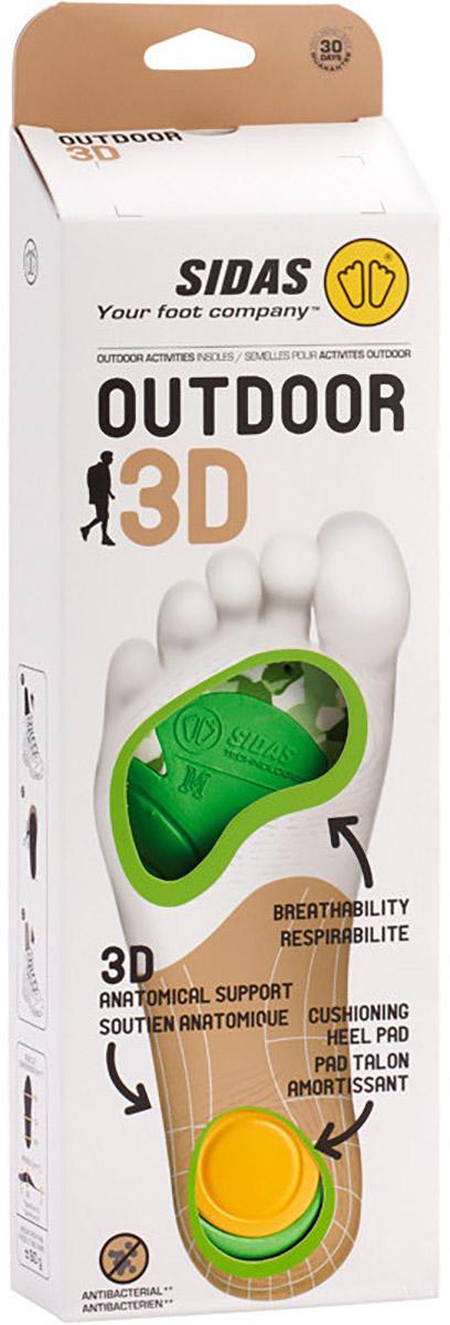 Sidas 3d Outdoor Hiking Insoles - Green
