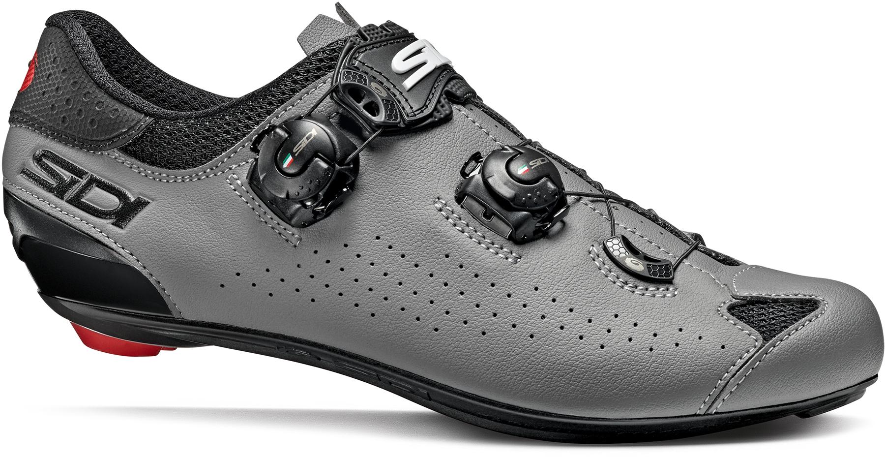 Sidi Genius 10 Road Cycling Shoes - Black/grey
