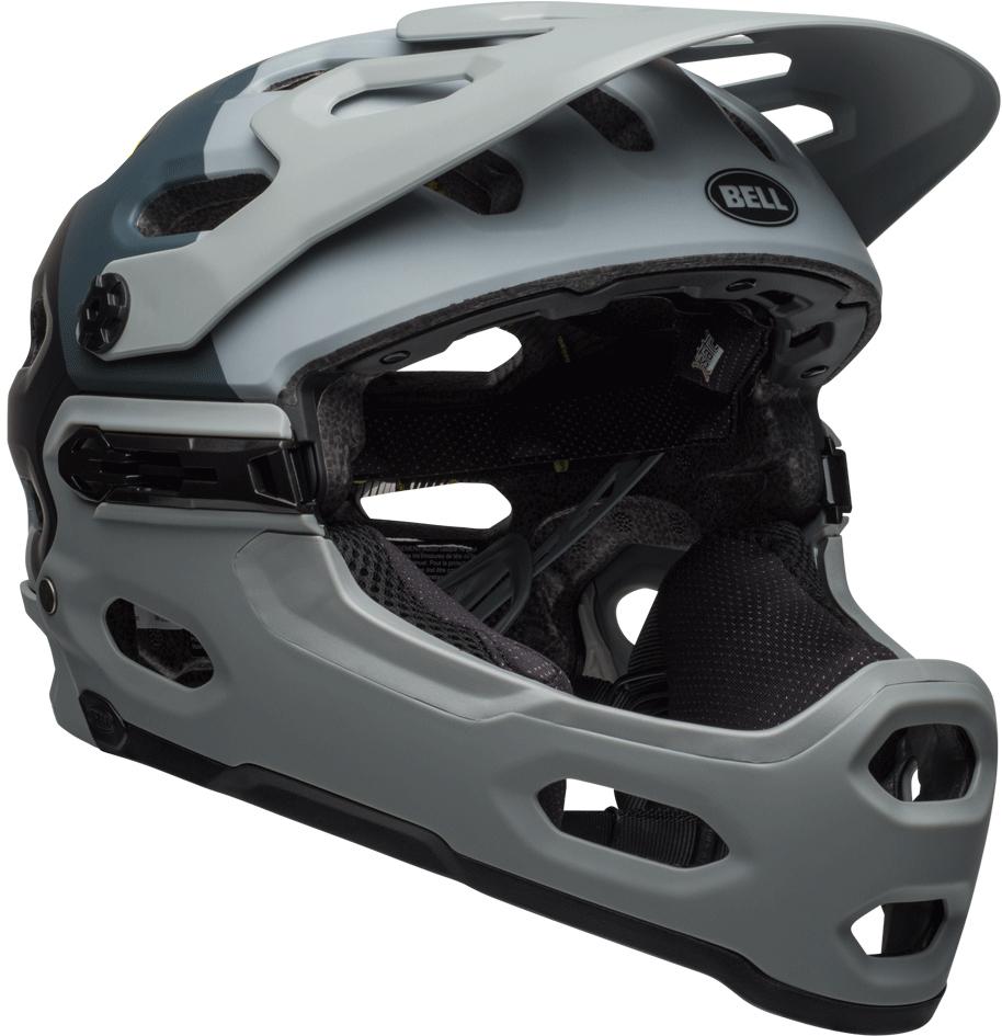 Bell Super 3r Full Face Mtb Helmet (mips) - Downdraft Grey