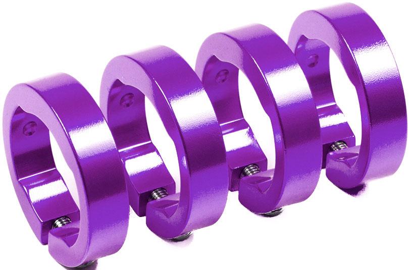 Sixpack Racing Lock-on Clamp Rings - Purple