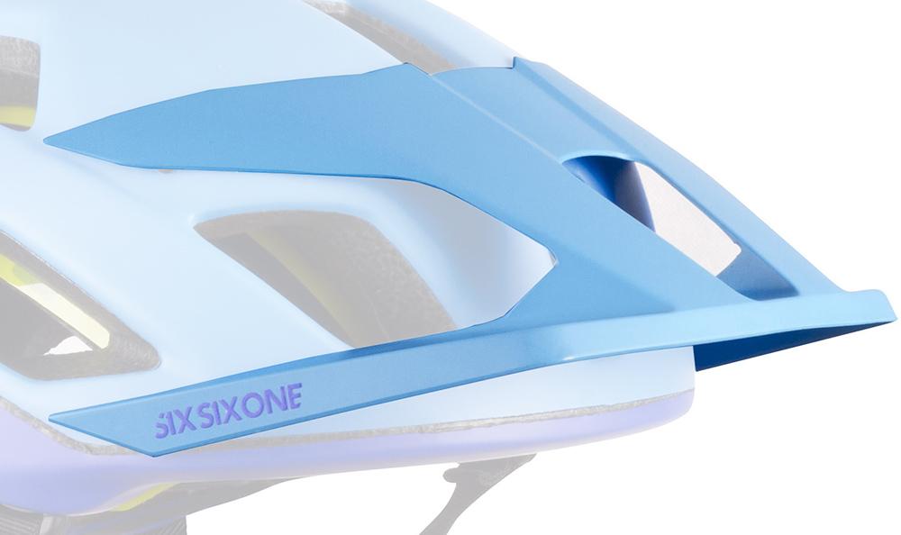Sixsixone Crest Mtb Helmet Visor - Blue
