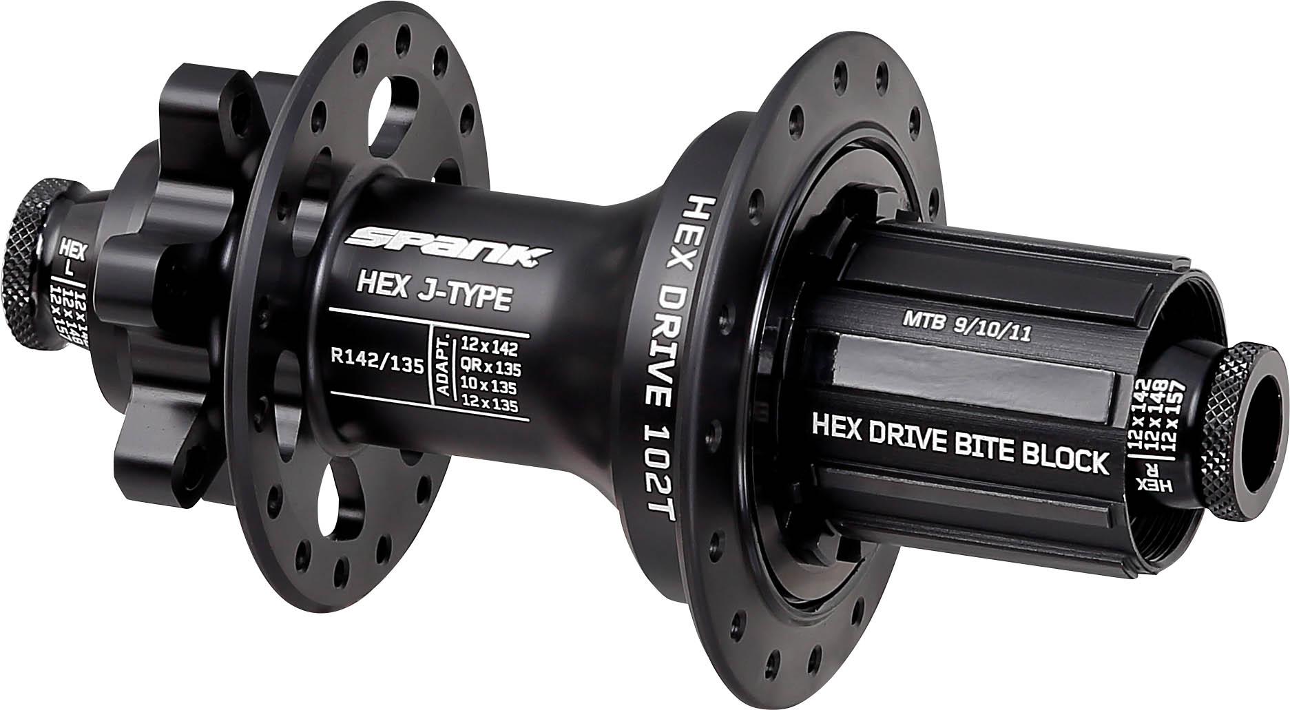 Spank Hex J-type Rear Mtb Hub - Black