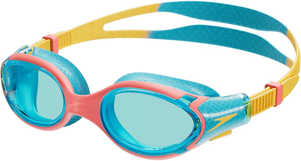 Speedo Biofuse 2.0 Junior Goggle - Bolt/mango/coral Beach/blue