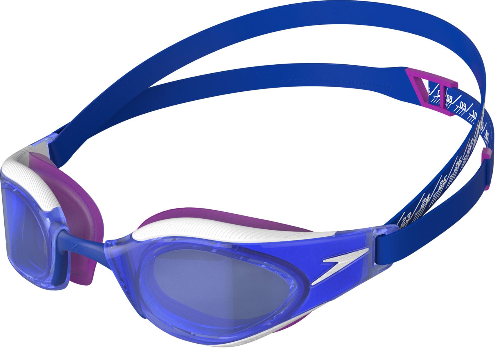 Speedo Fastskin Hyper Elite Goggles - Blue Flame/diva/white