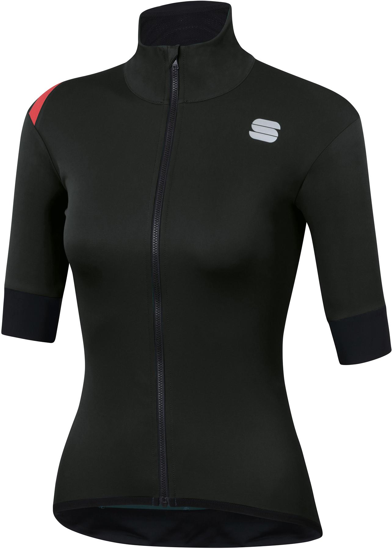 Sportful Womens Fiandre Light Norain Short Sleeve Jacket - Black