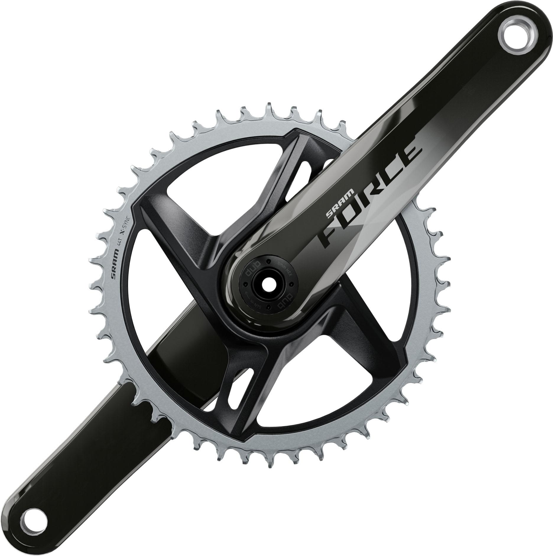 Sram Force1 Wide 12 Speed Chainset - Black