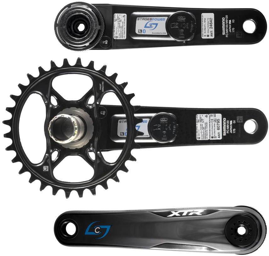 Stages Cycling Power Meter G3 Xtr M9120 Lr - Black