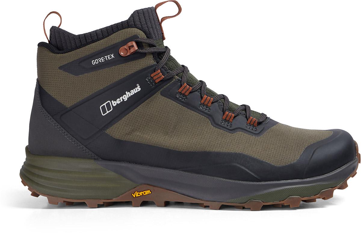 Berghaus Vc22 Mid Gore-tex Hiking Boots - Dark Brown/dark Green