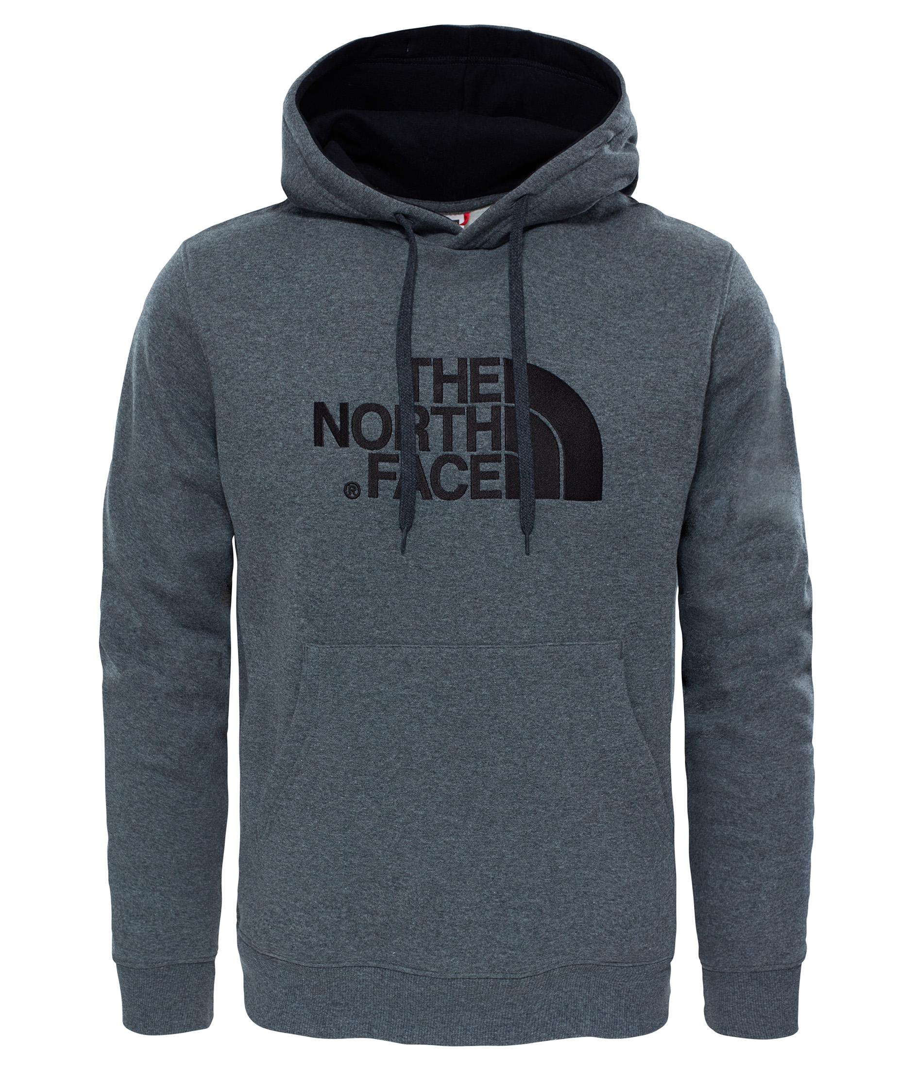 The North Face Drew Peak Pullover Hoodie - Grey/black
