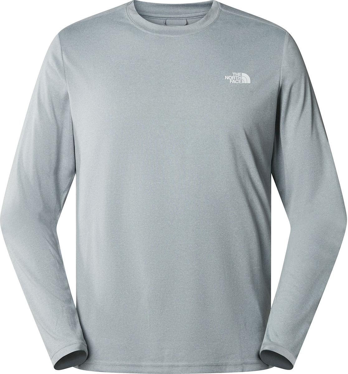 The North Face Reaxion Amp Long Sleeve Crew - Mid Grey Heather