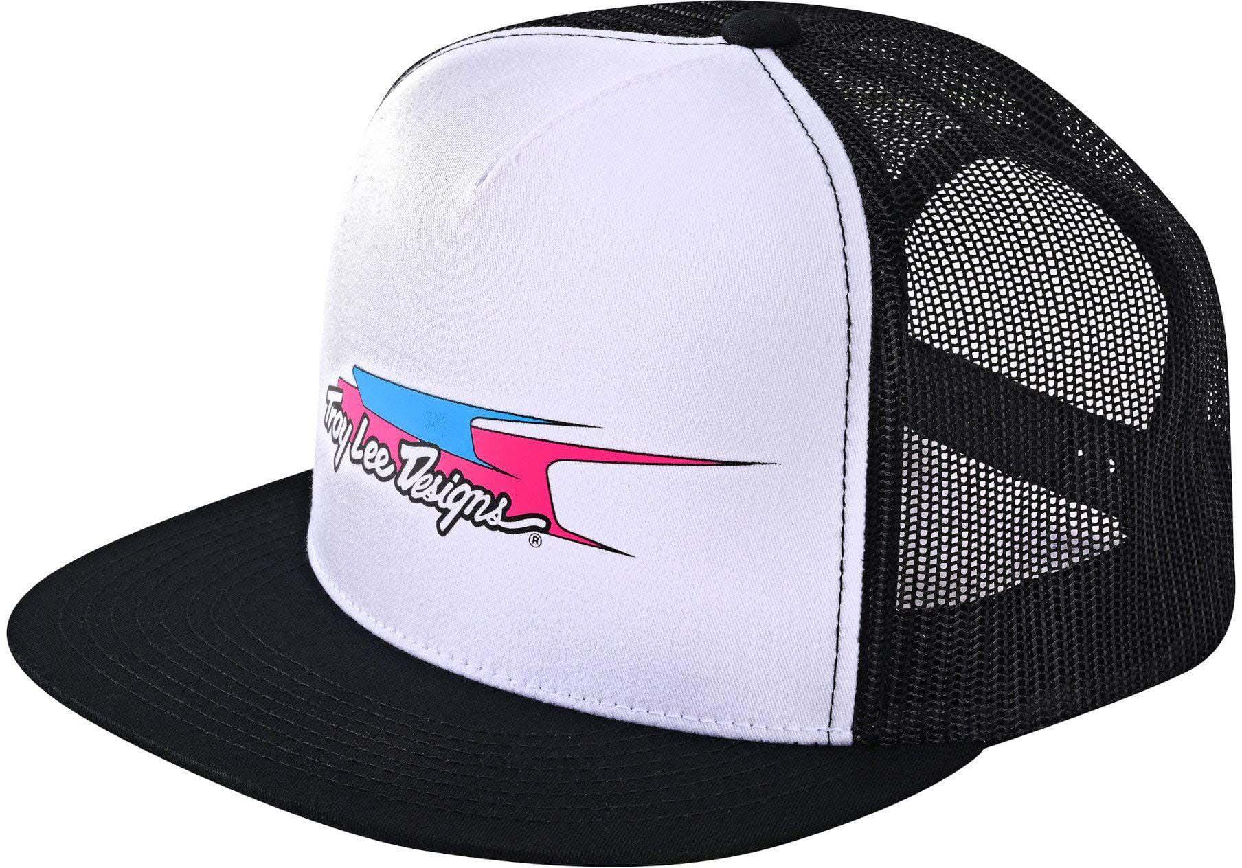 Troy Lee Designs Aero Snapback Trucker Hat - Black/white