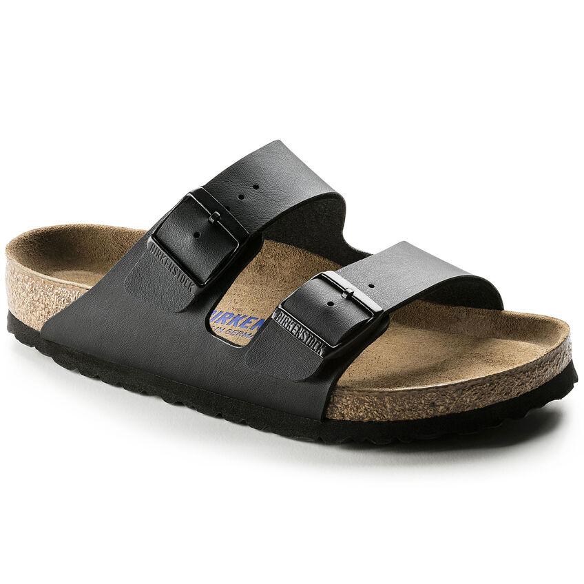 Birkenstock Arizona Birko-flor Soft Footbed Sandals - Black