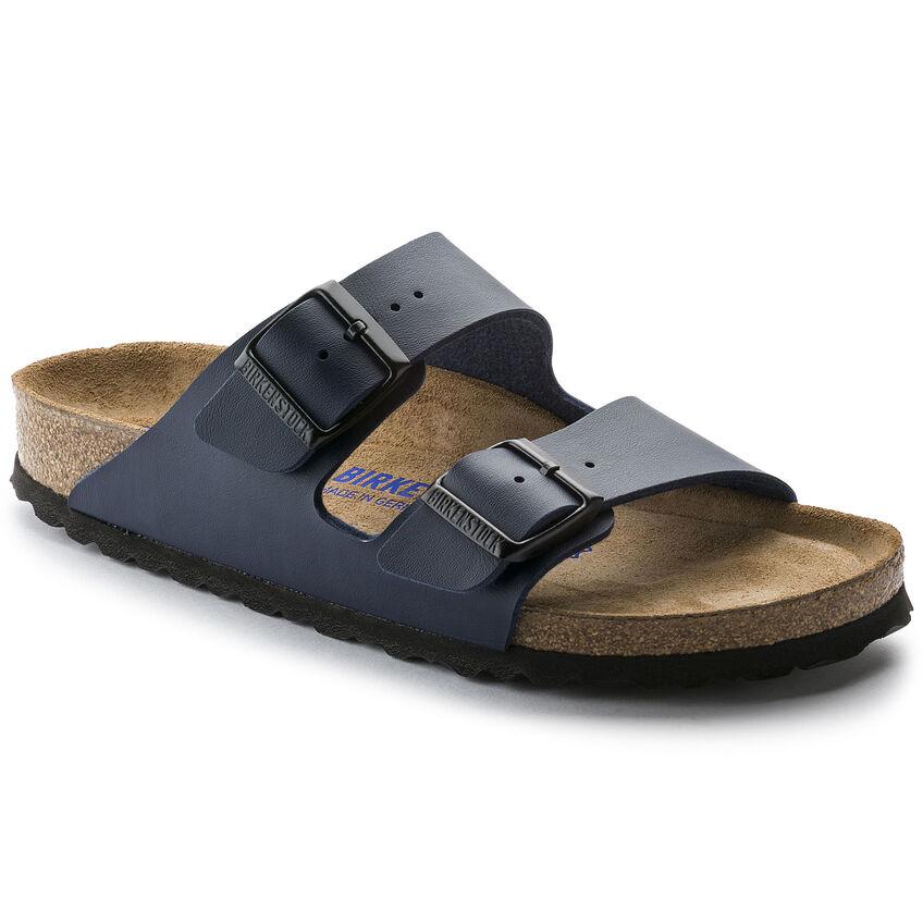 Birkenstock Arizona Birko-flor Soft Footbed Sandals - Blue