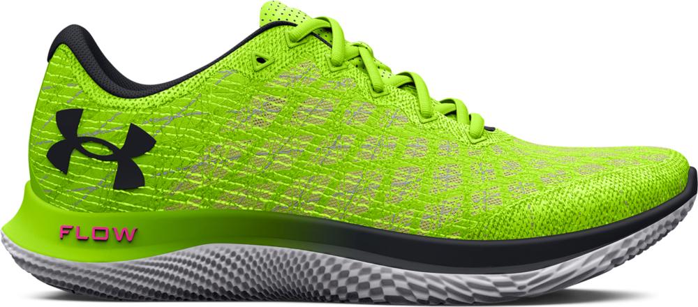 Under Armour Flow Velociti Wind 2 Running Shoes - Lime Surge/black/black