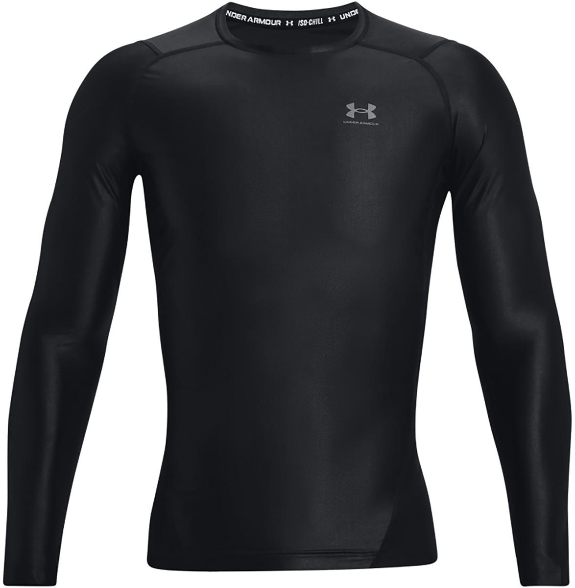 Under Armour Iso-chill Compression Long Sleeve Top - Black/pitch Gray
