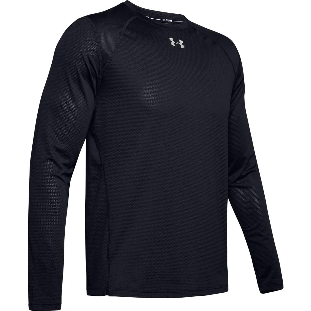 Under Armour Qualifier Long Sleeve Running Top - Black
